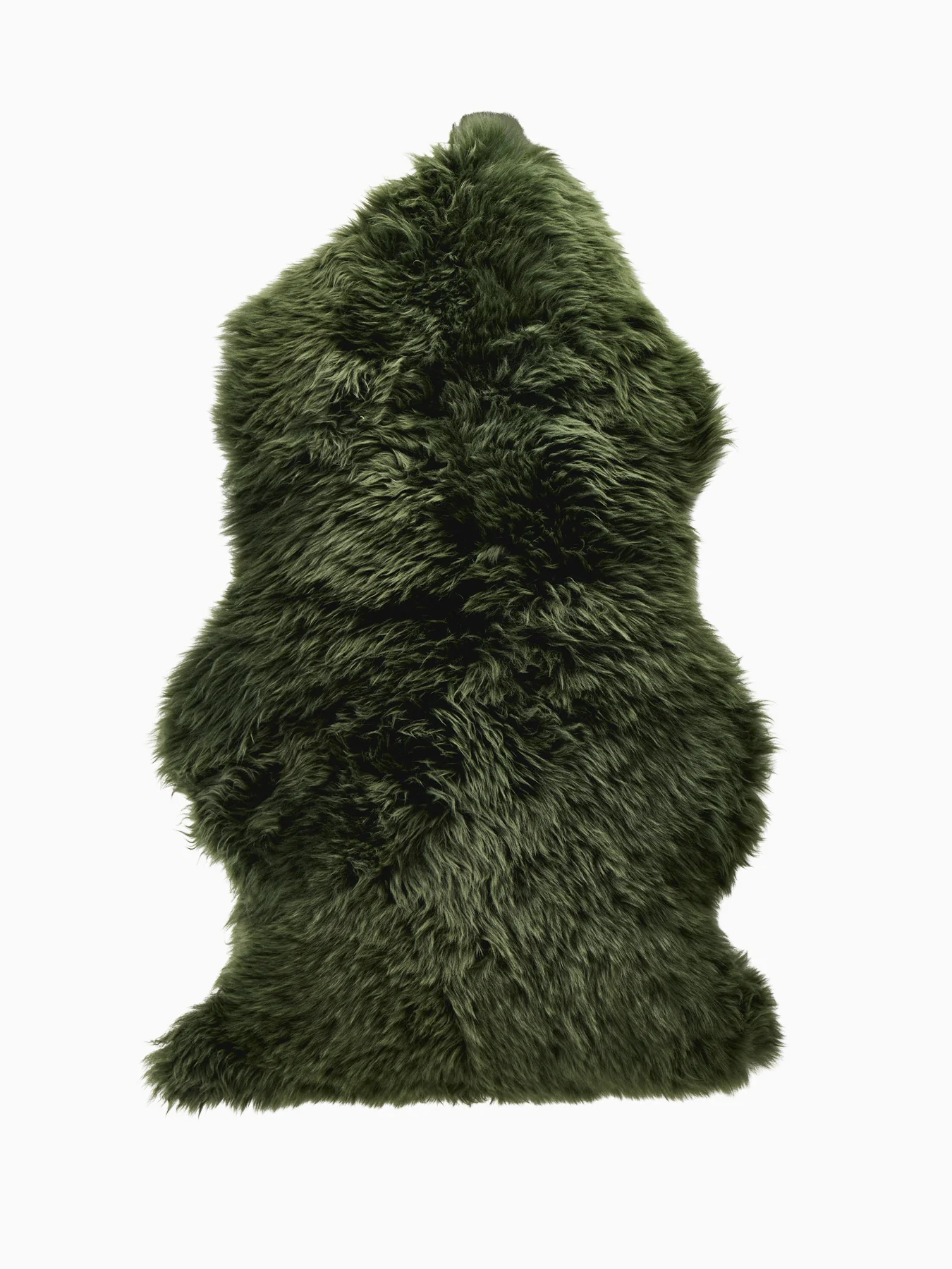 Sheepskin Rug 95cm Mid Green