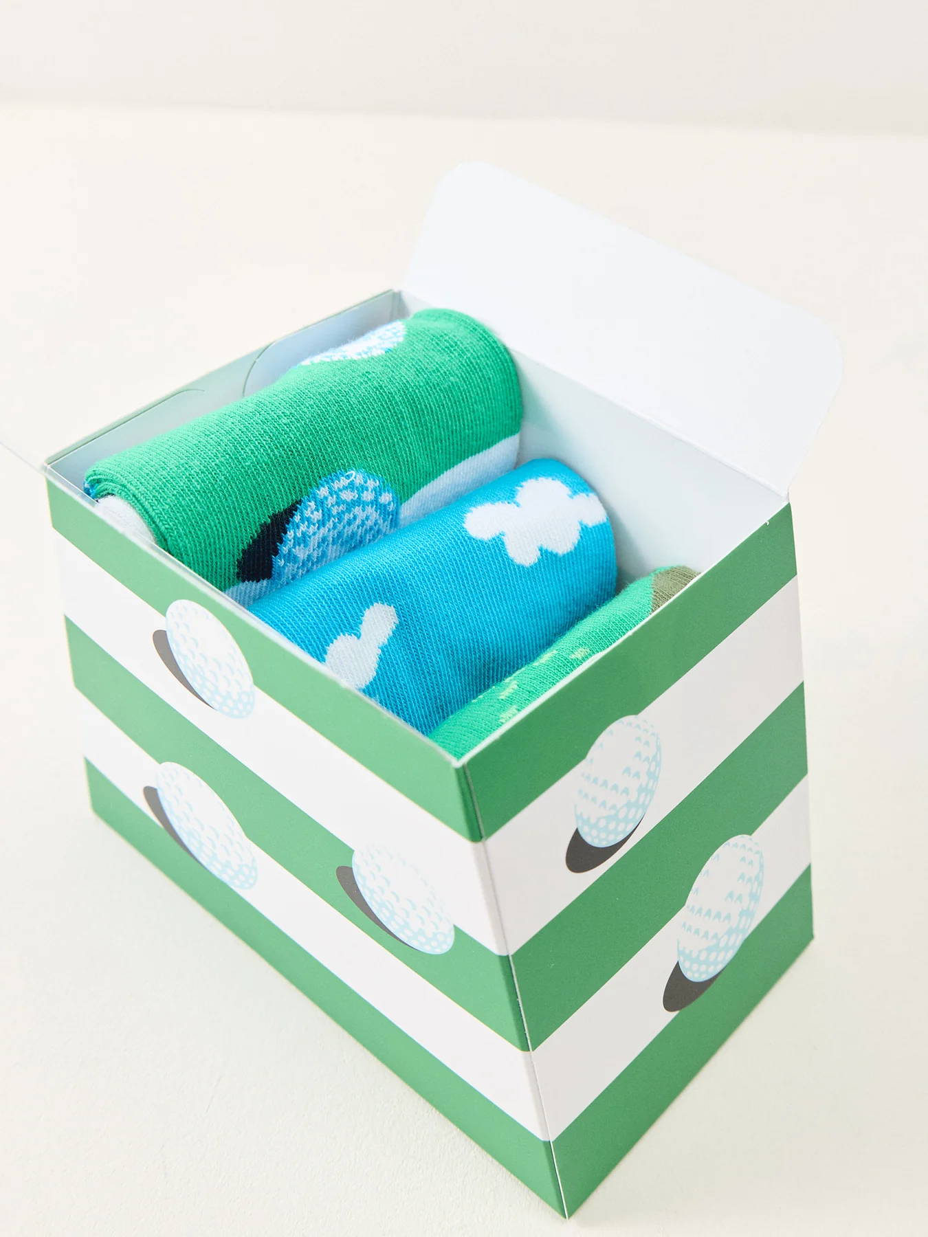 3-Pack Golf Socks Gift Set Green - Image 2