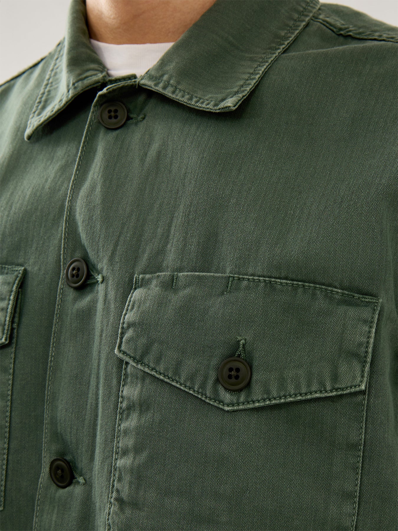 Jeffrey Herringbone Field Jacket - Image 3