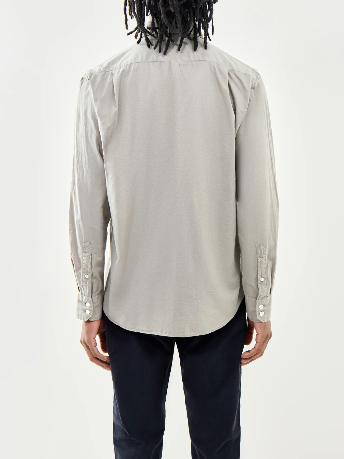 Cotton Shirt Stone - Image 5