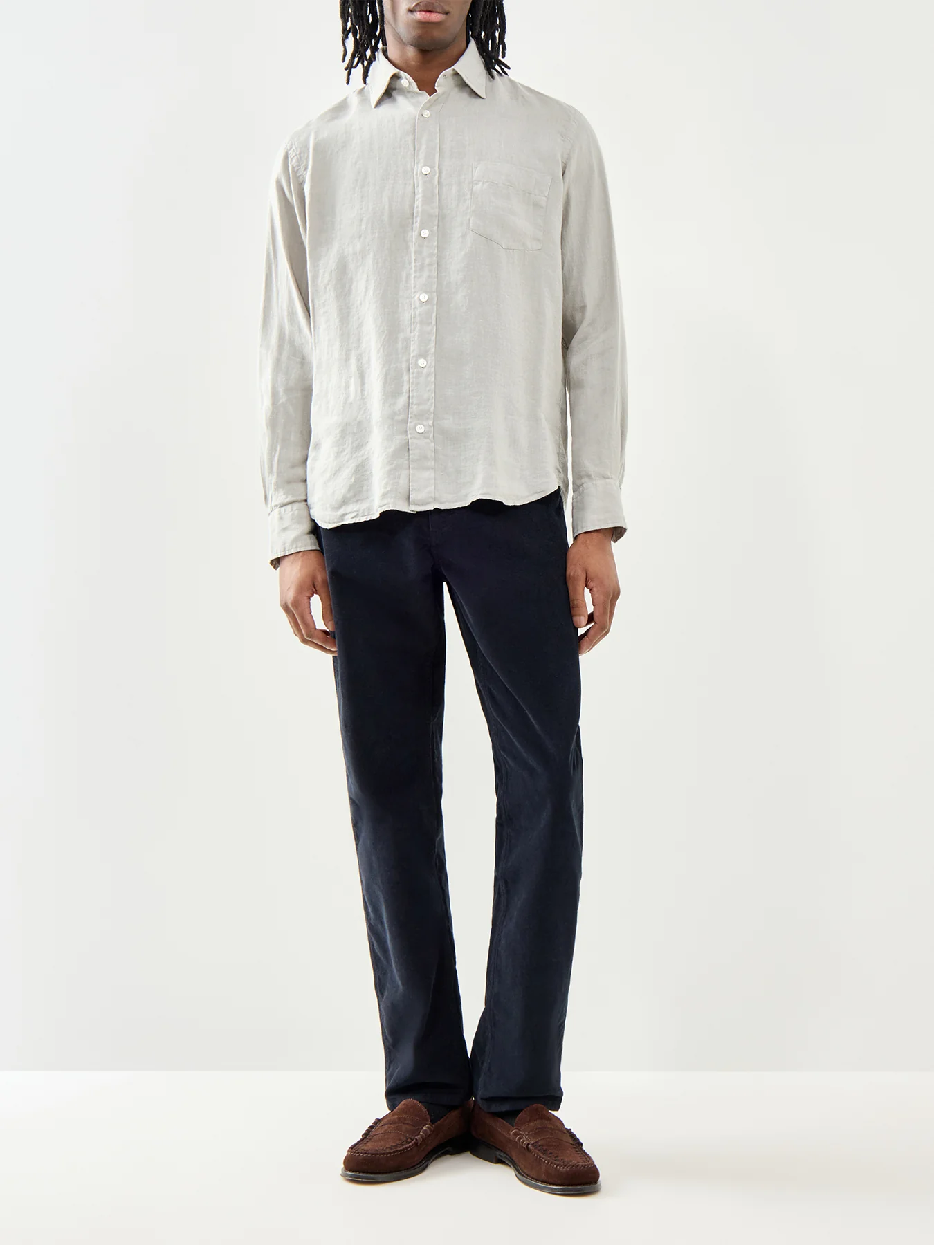 Linen Shirt Stone - Image 2
