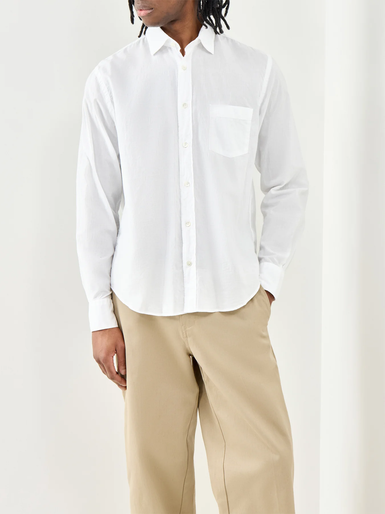 Cotton Shirt White - Image 4
