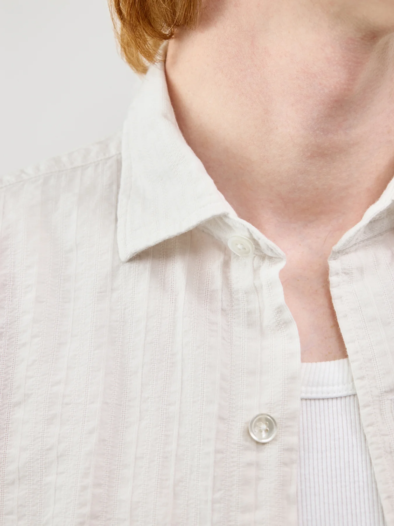 Short Sleeve Pattern Shirt Blue - Image 3