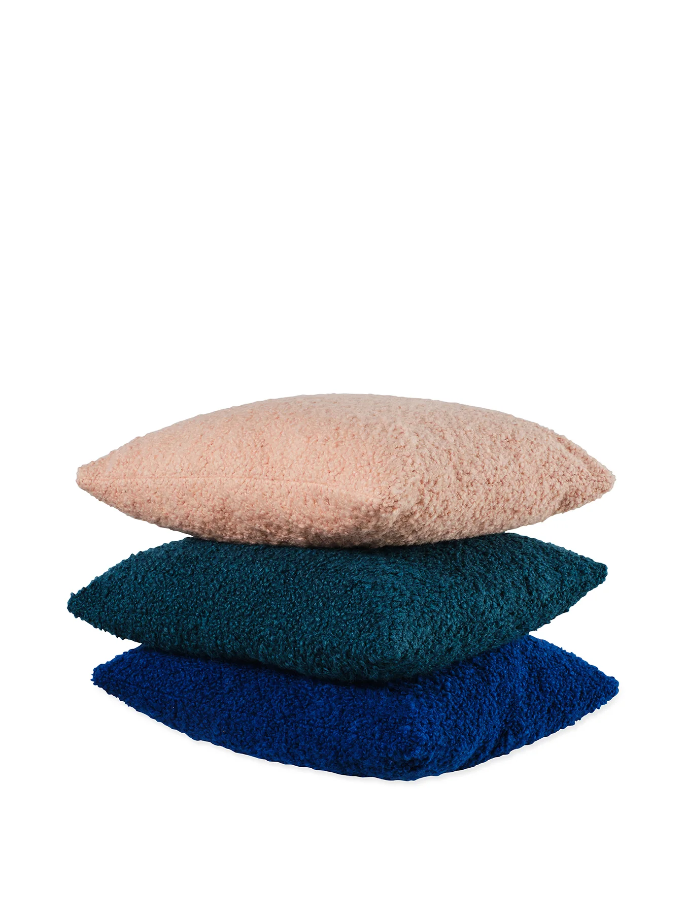 Bouclé Cushion Teal - Image 3