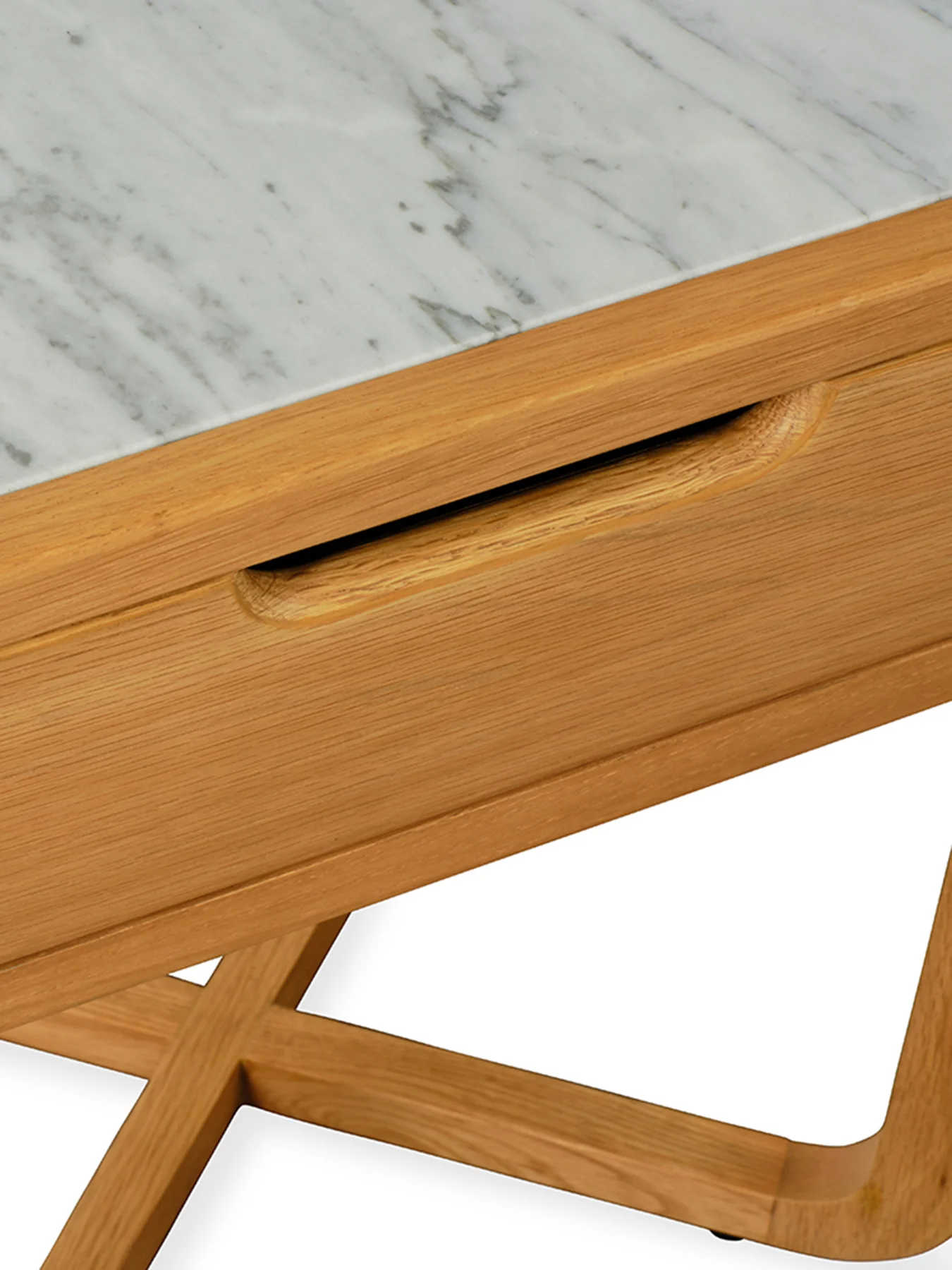 Anais Oak Bedside Table Brown - Image 4