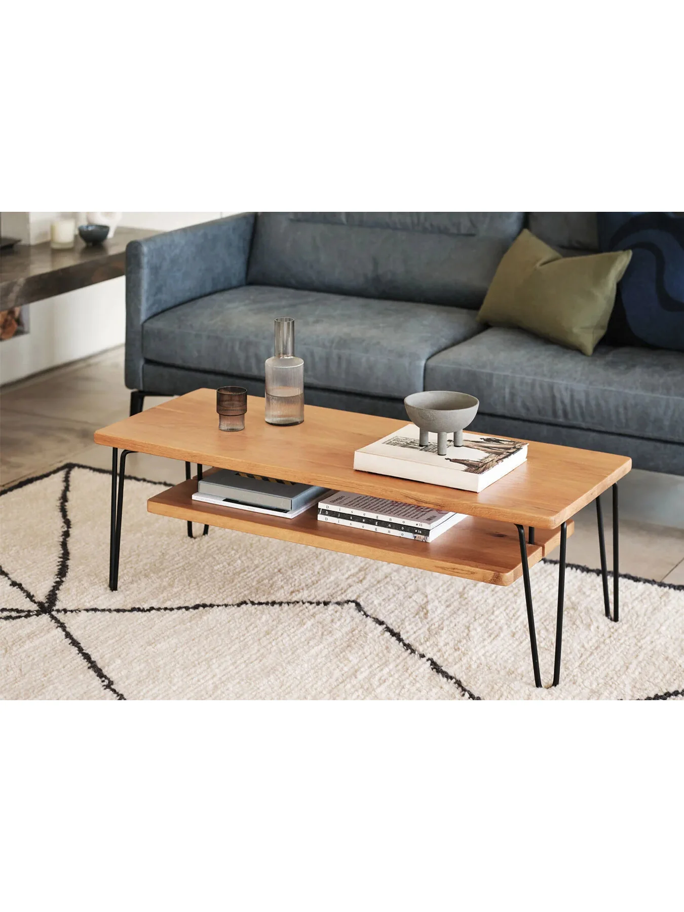 Heal’s Brunel Coffee Table / AV Unit Oak - Image 2