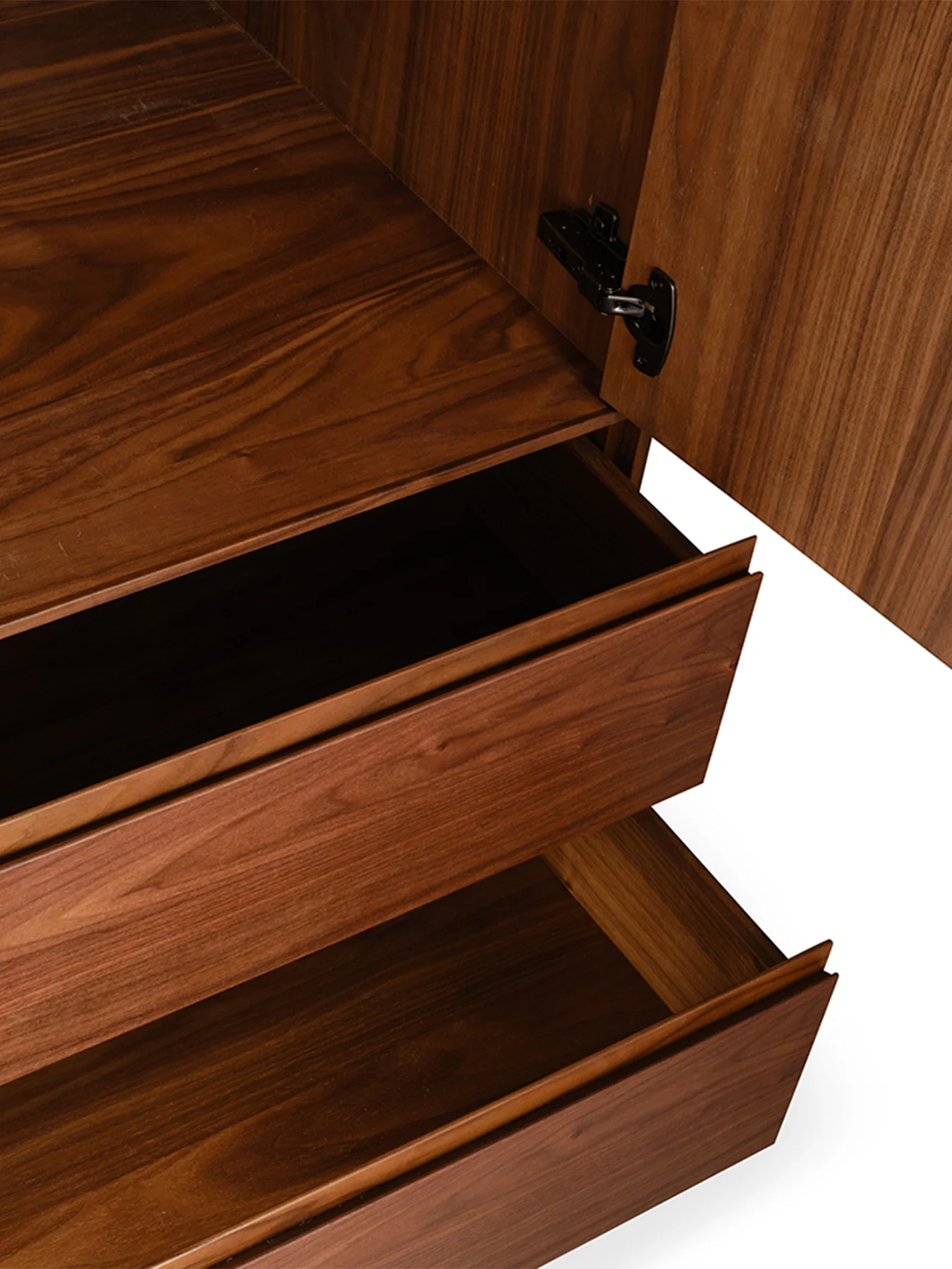 Lars Walnut 2 Door Wardrobe - Image 4
