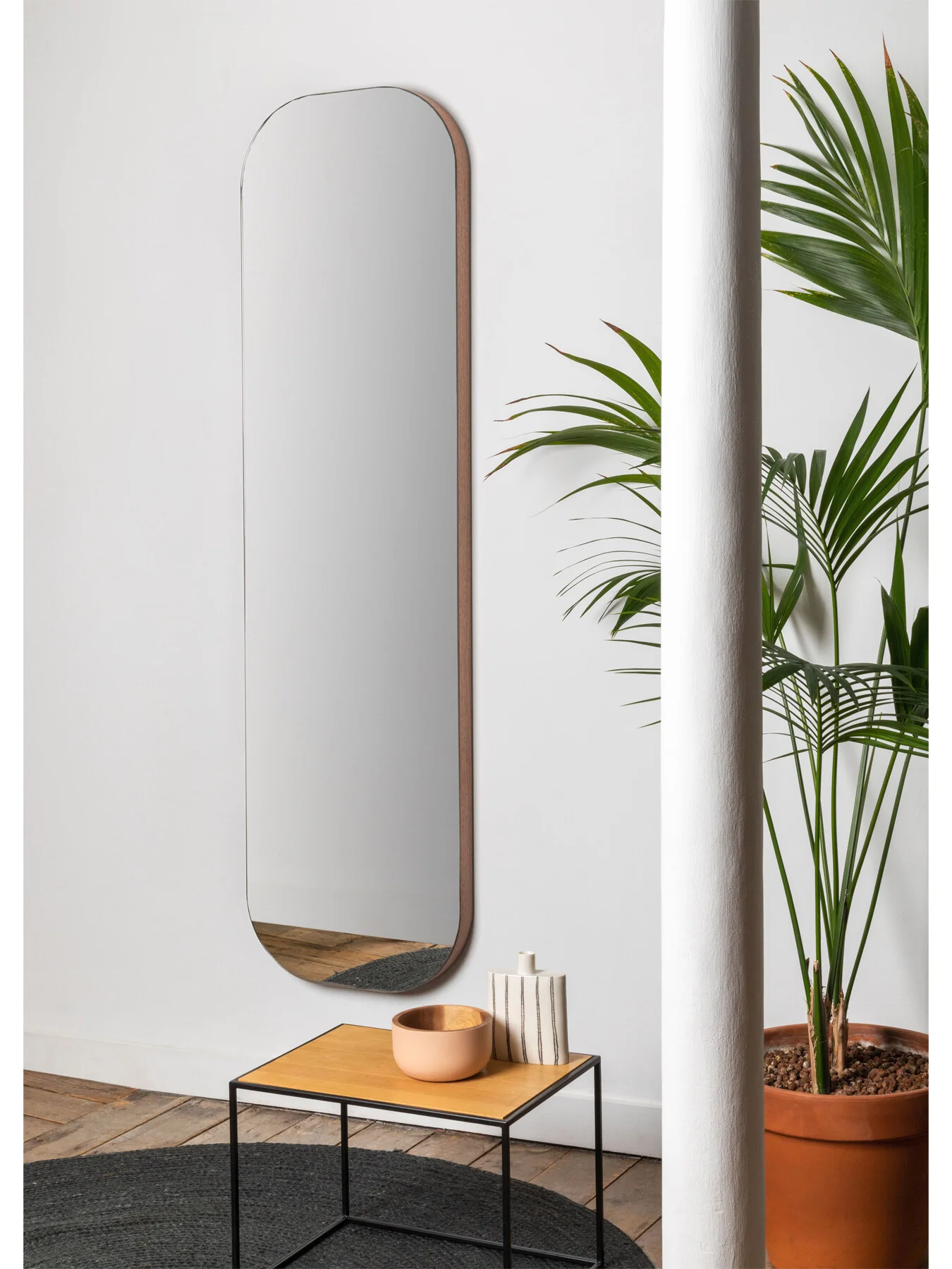 Orta Tall Mirror Walnut - Image 2