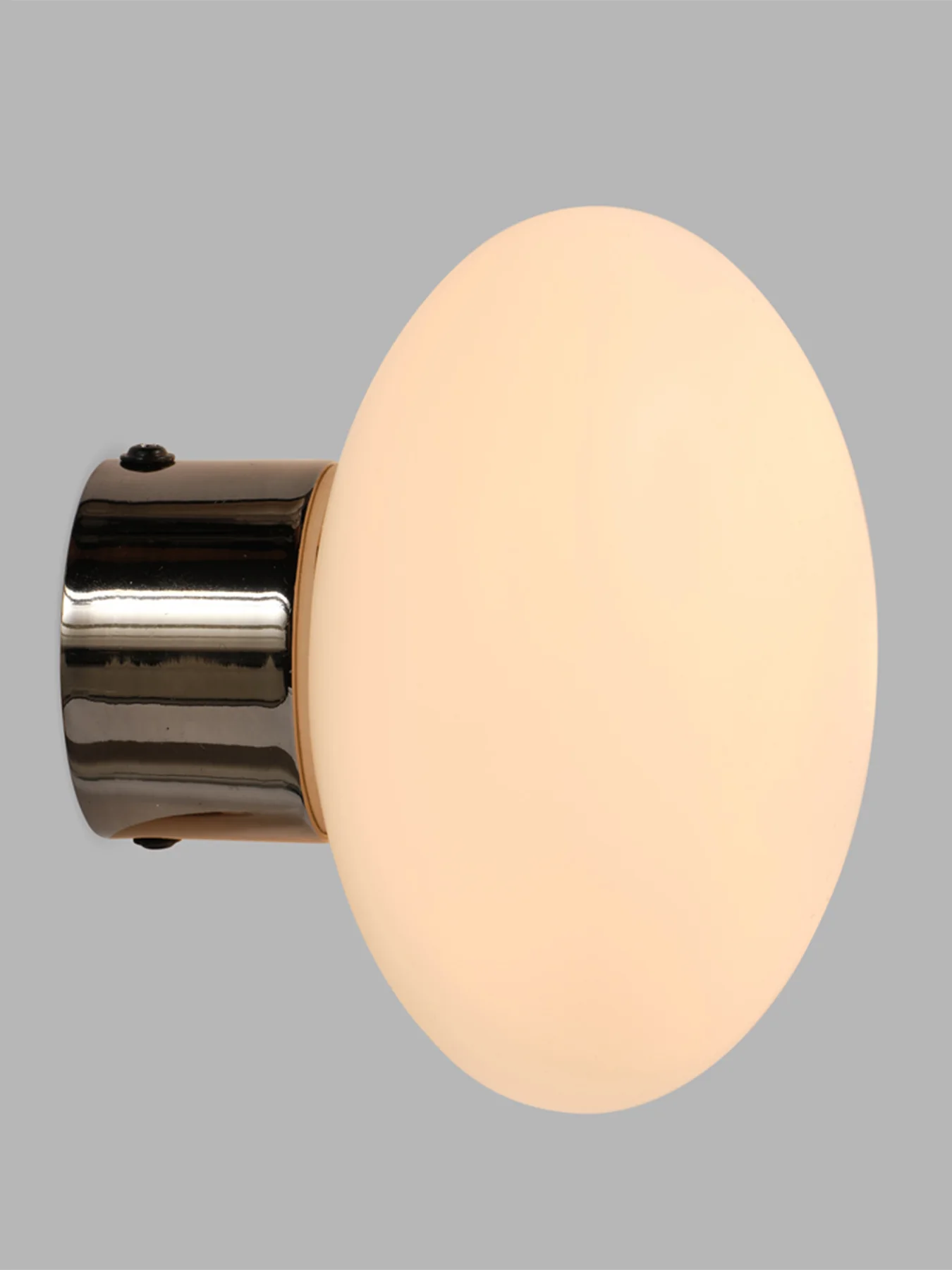 Ellipse LED Wall Light Black Chrome IP44 - Image 2