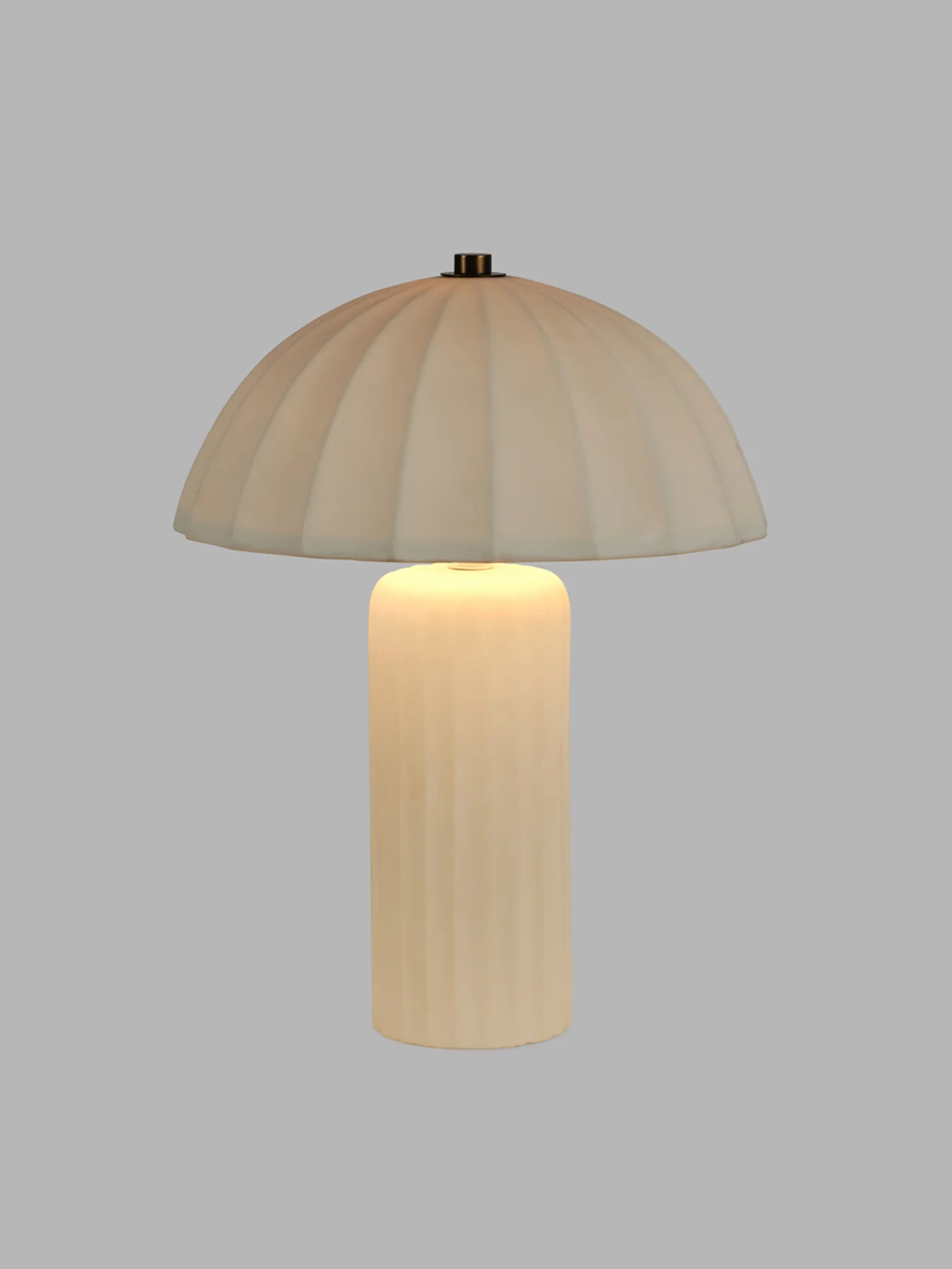 Hollis Porcelain Table Lamp White/Bronze - Image 2