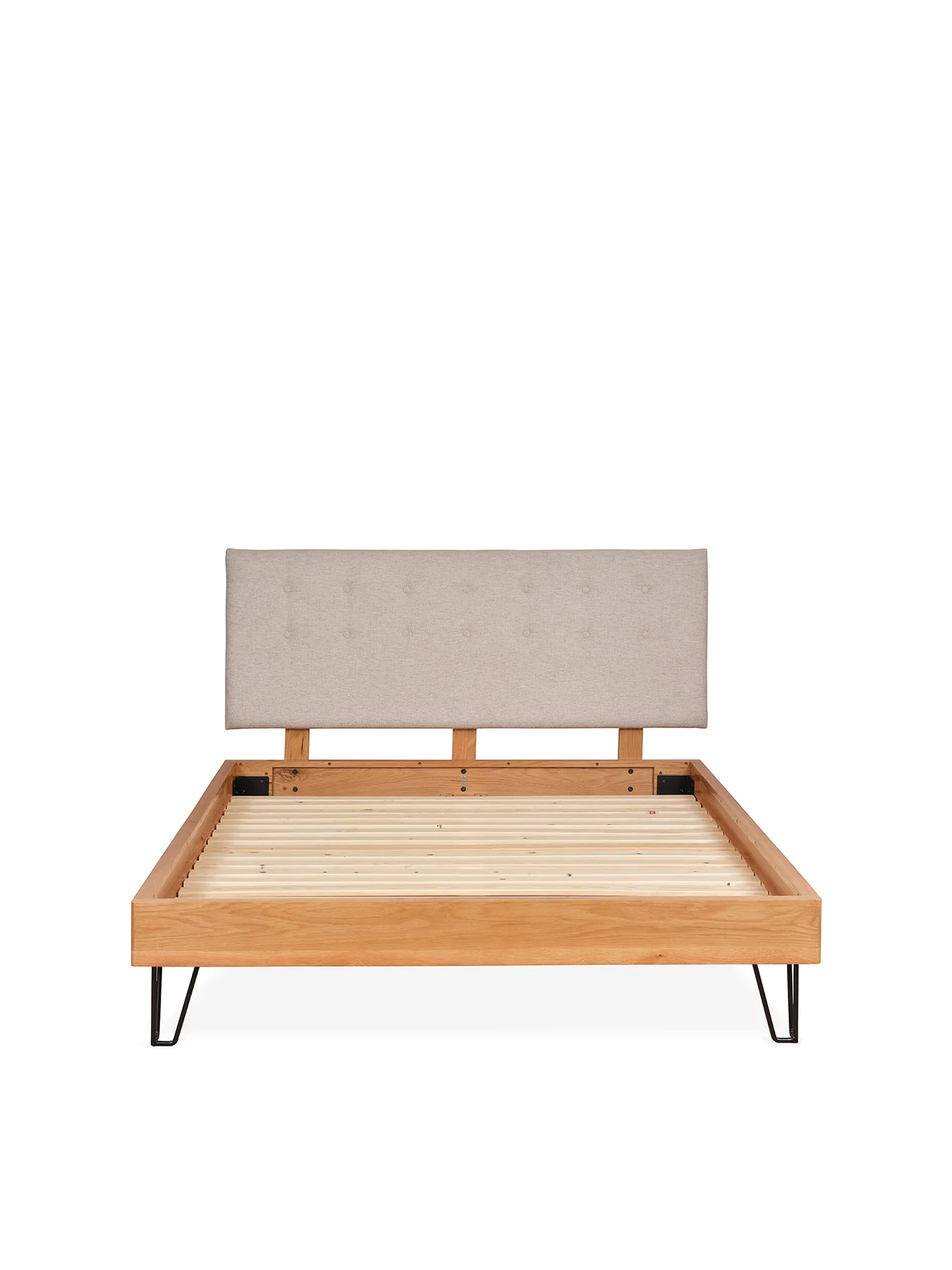 Brunel Double Bed Oatmeal - Image 3