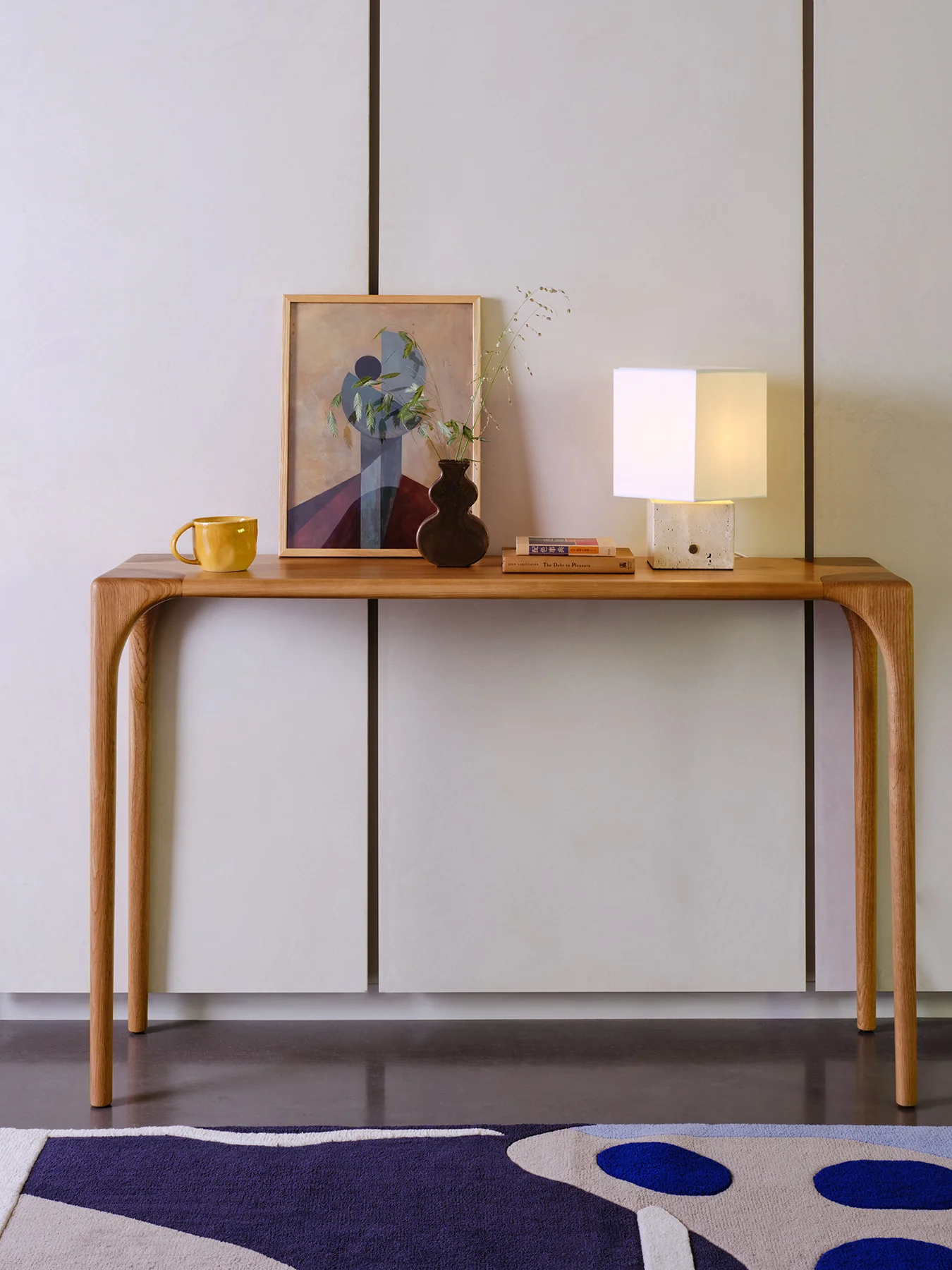Ravenna Touch Table Lamp Travertine - Image 2