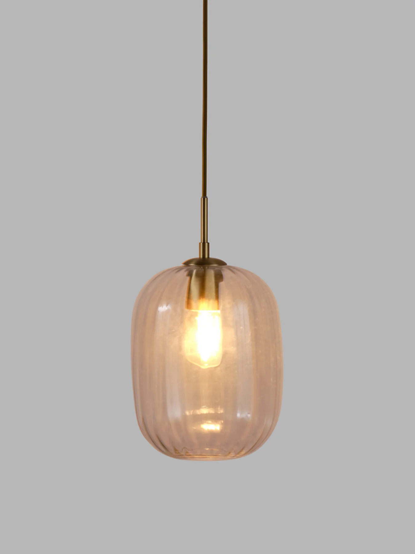 Nicholson Optic Glass Long Pendant 20cm - Image 2