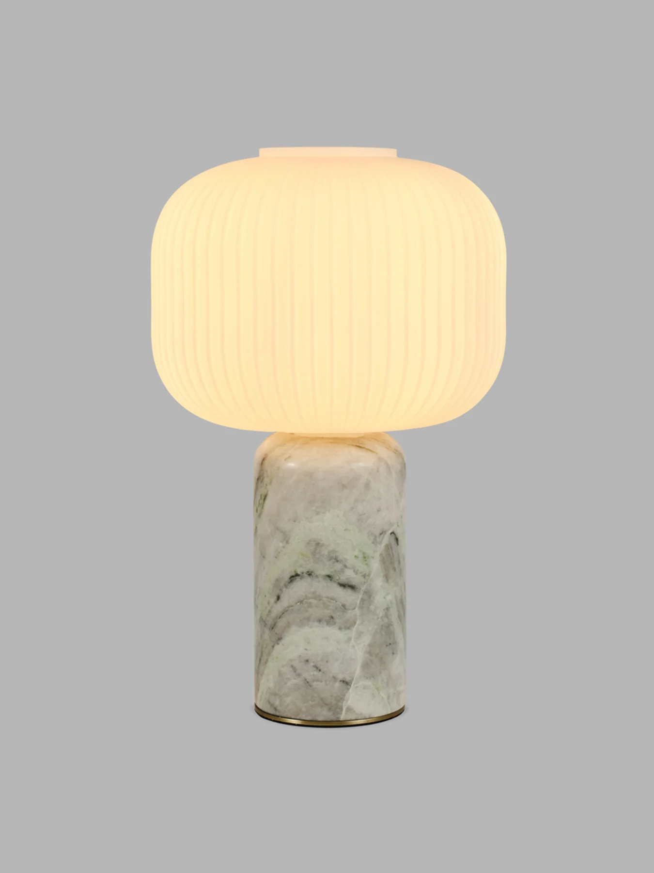 Opal Lantern Table Lamp Jadeite Marble - Image 2
