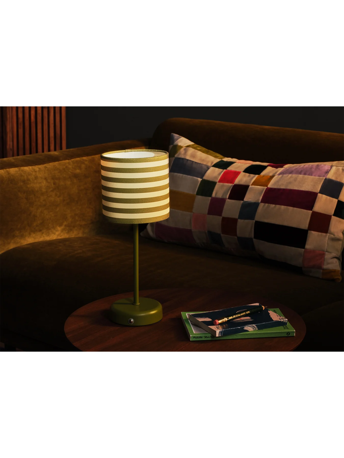 Raie LED Portable Table Lamp Green - Image 3