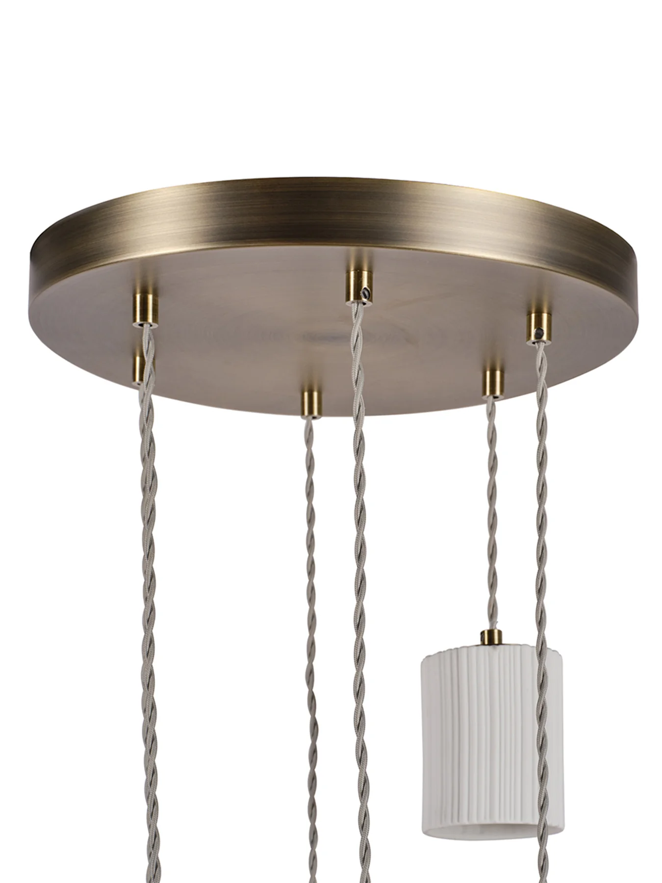 Reef Porcelain 6 Light Cluster Pendant - Image 3