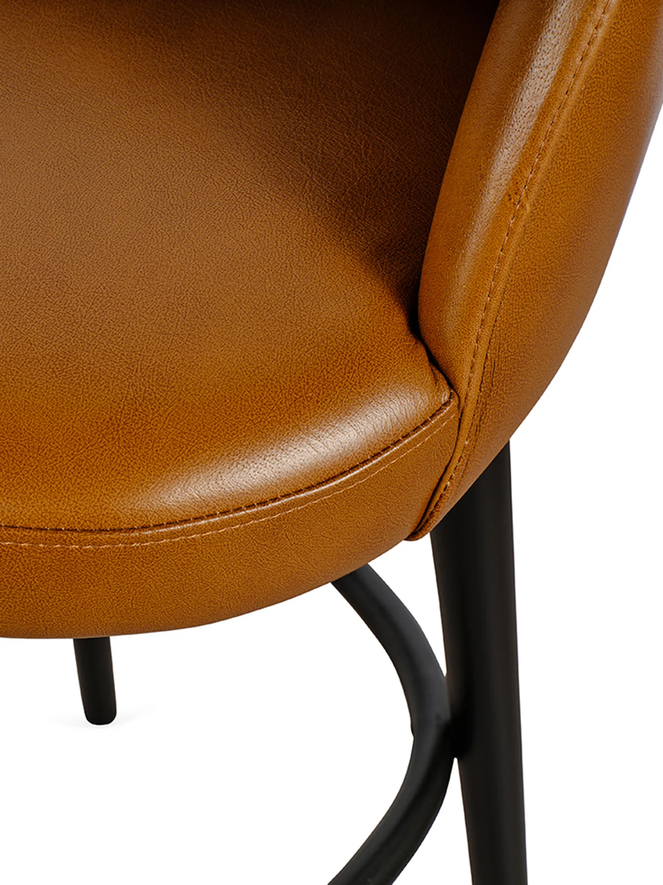 Tan Austin leather bar stool - Image 4