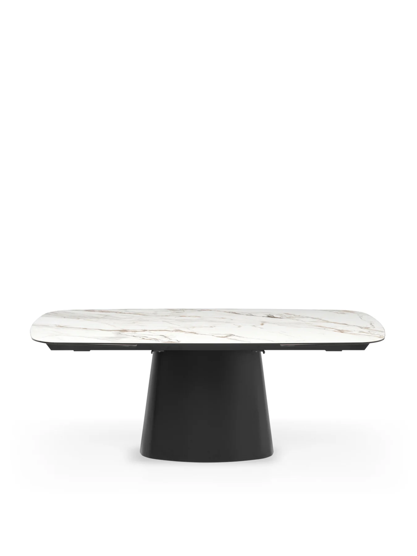 Lucca Calacatta Ceramic Extendable Dining Table 200–300cm White