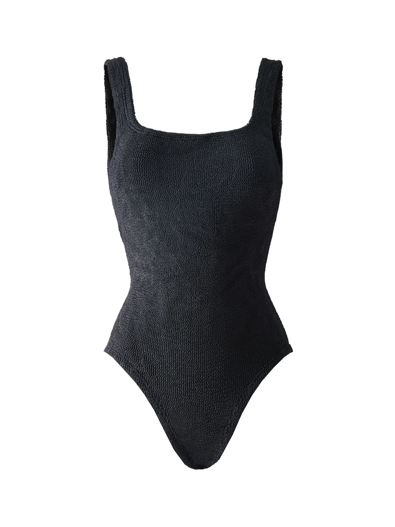 Square Neck Swimsuit Black
