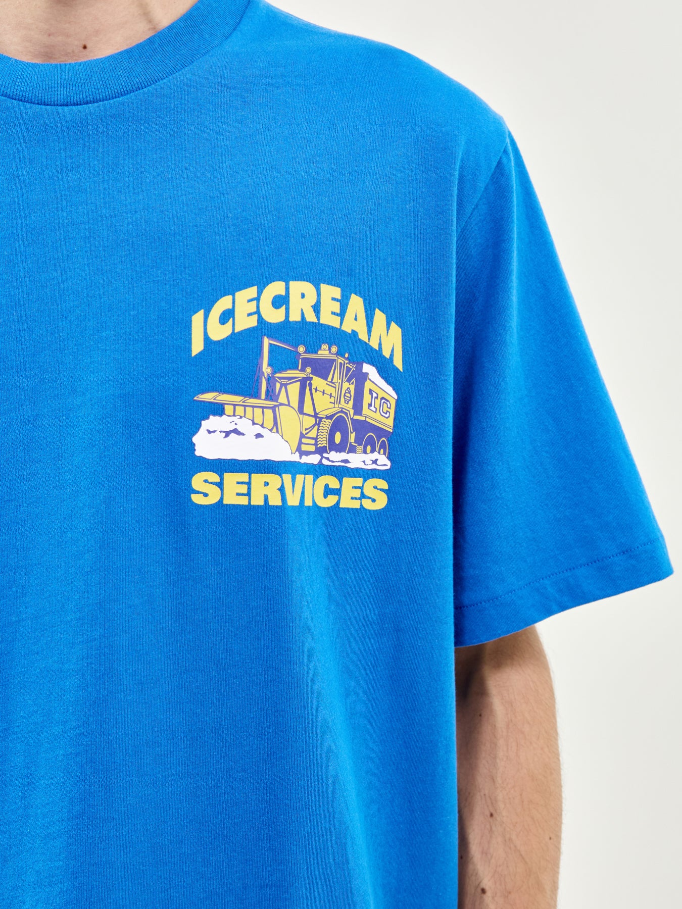 Ic Services T-Shirt Blue - Image 3