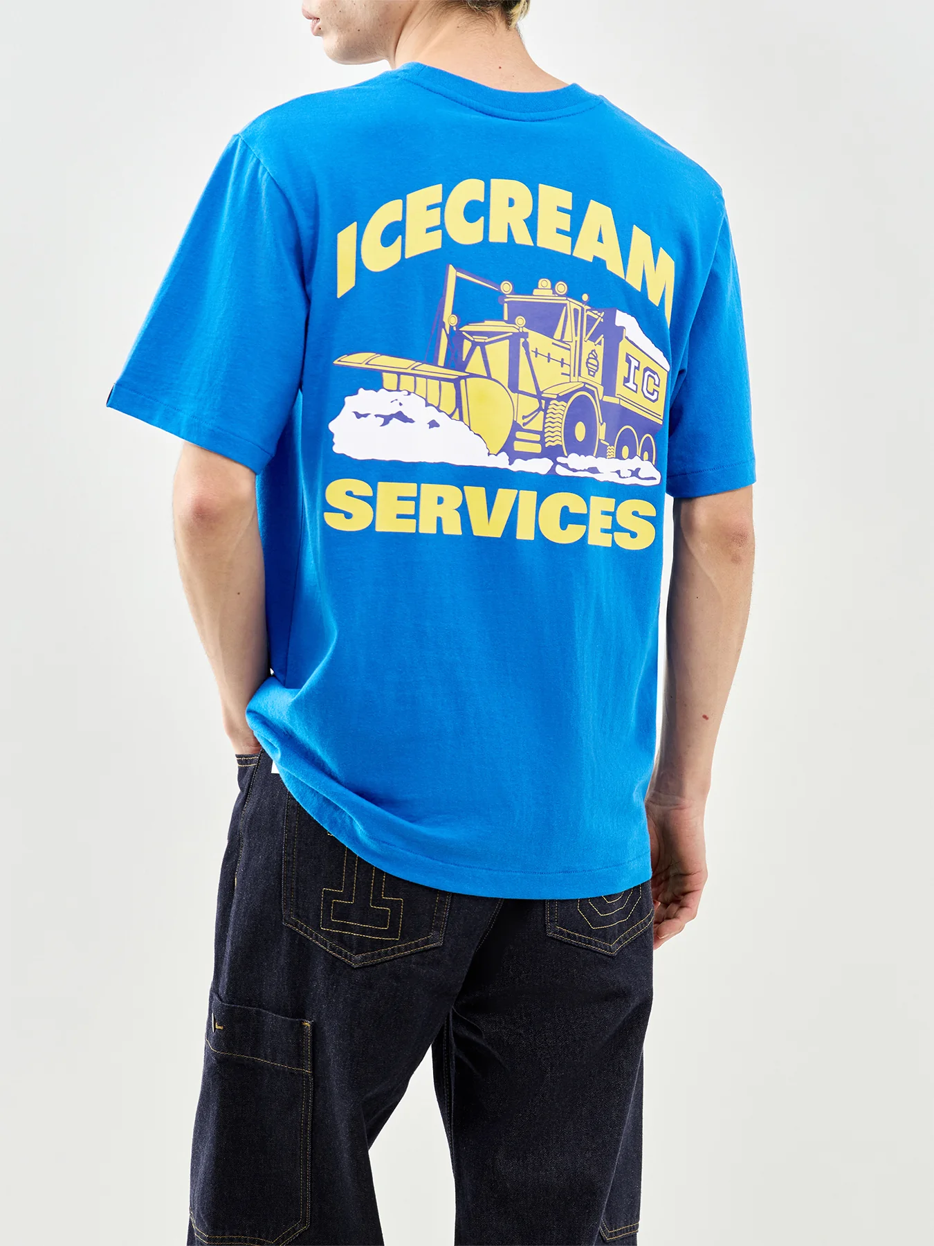 Ic Services T-Shirt Blue - Image 5