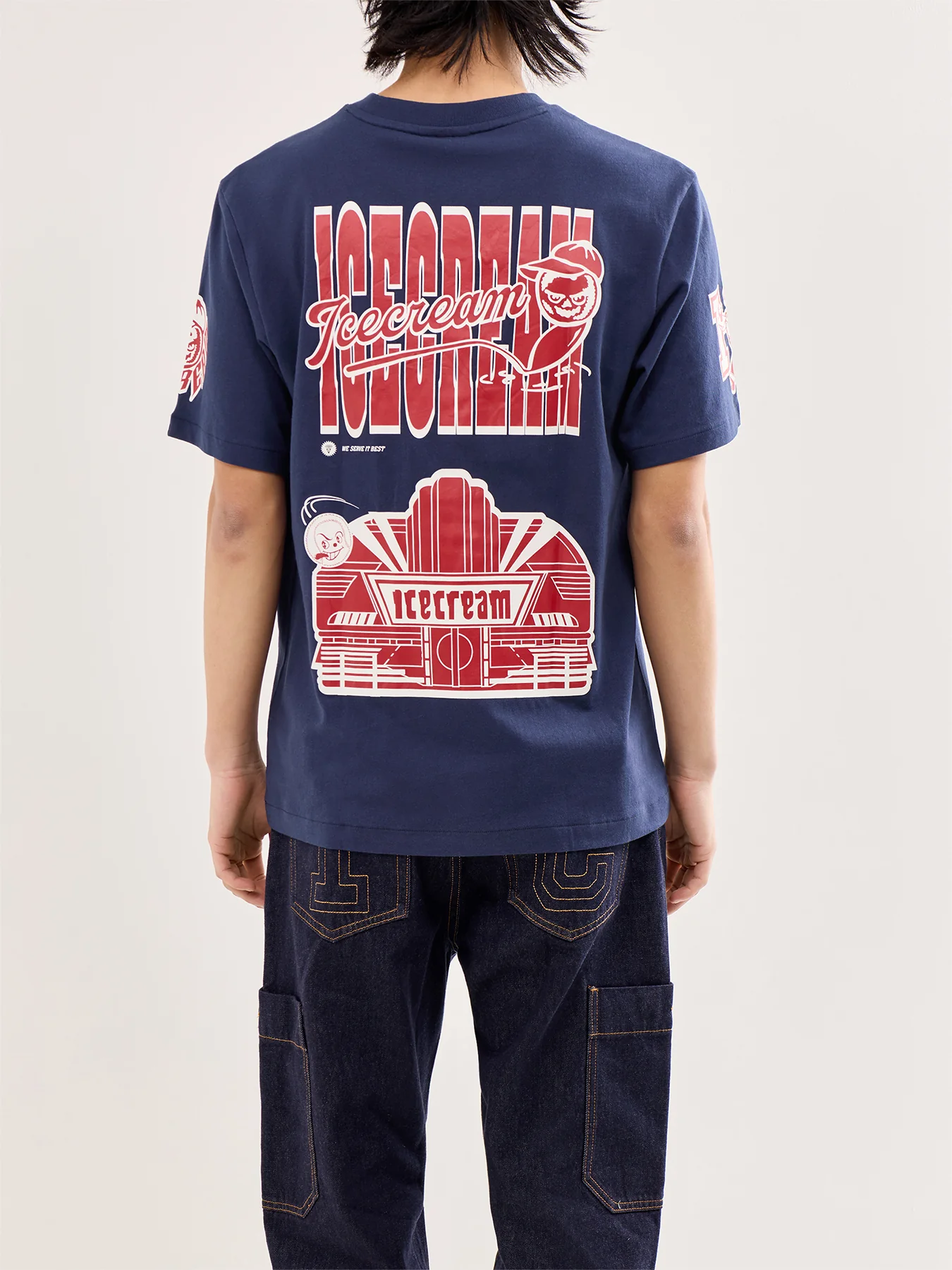 Graphic T-Shirt Navy - Image 5