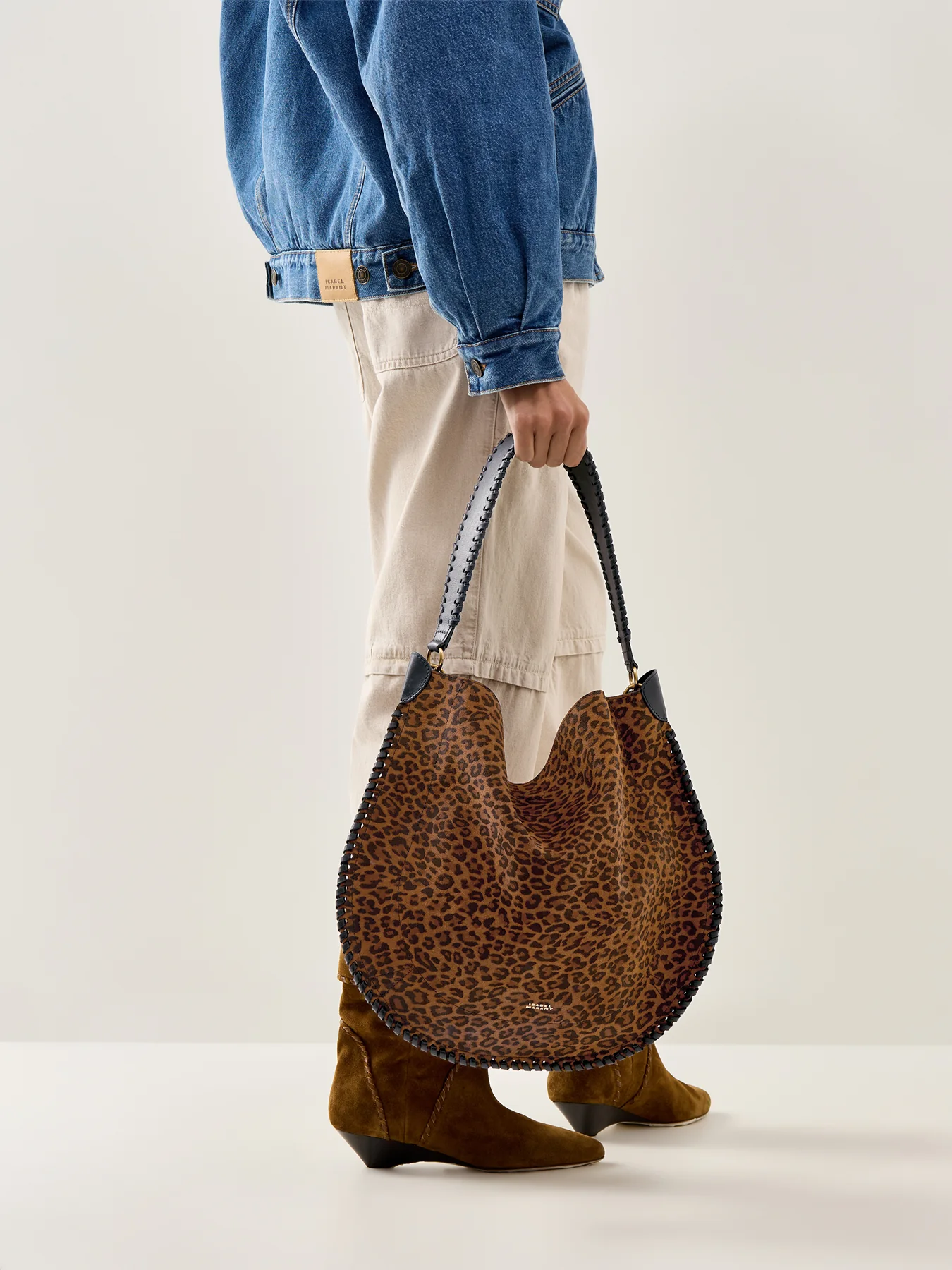 Oskan Hobo Bag Soft Leopard - Image 2