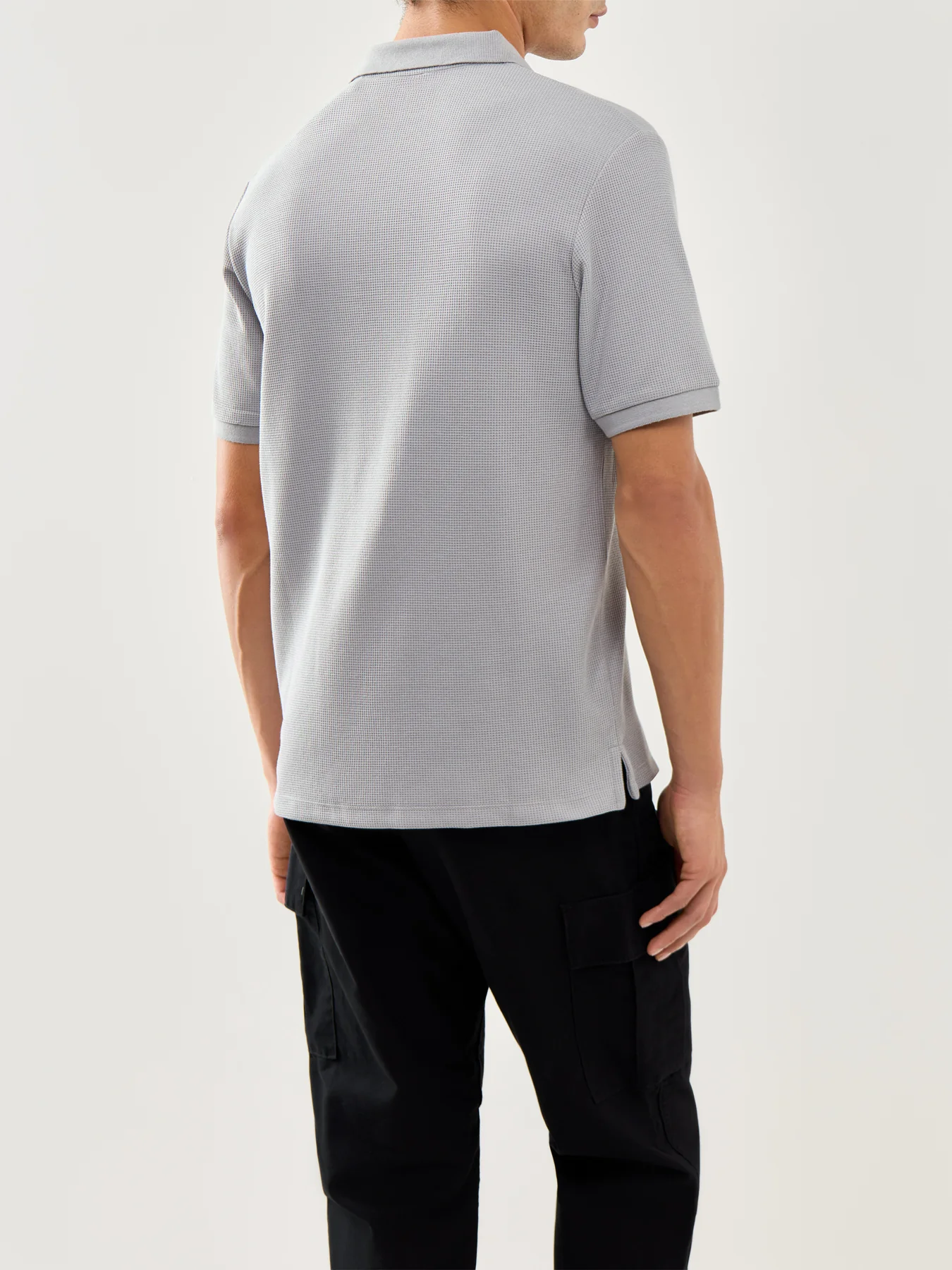Austin Short Sleeve Polo Grey - Image 5