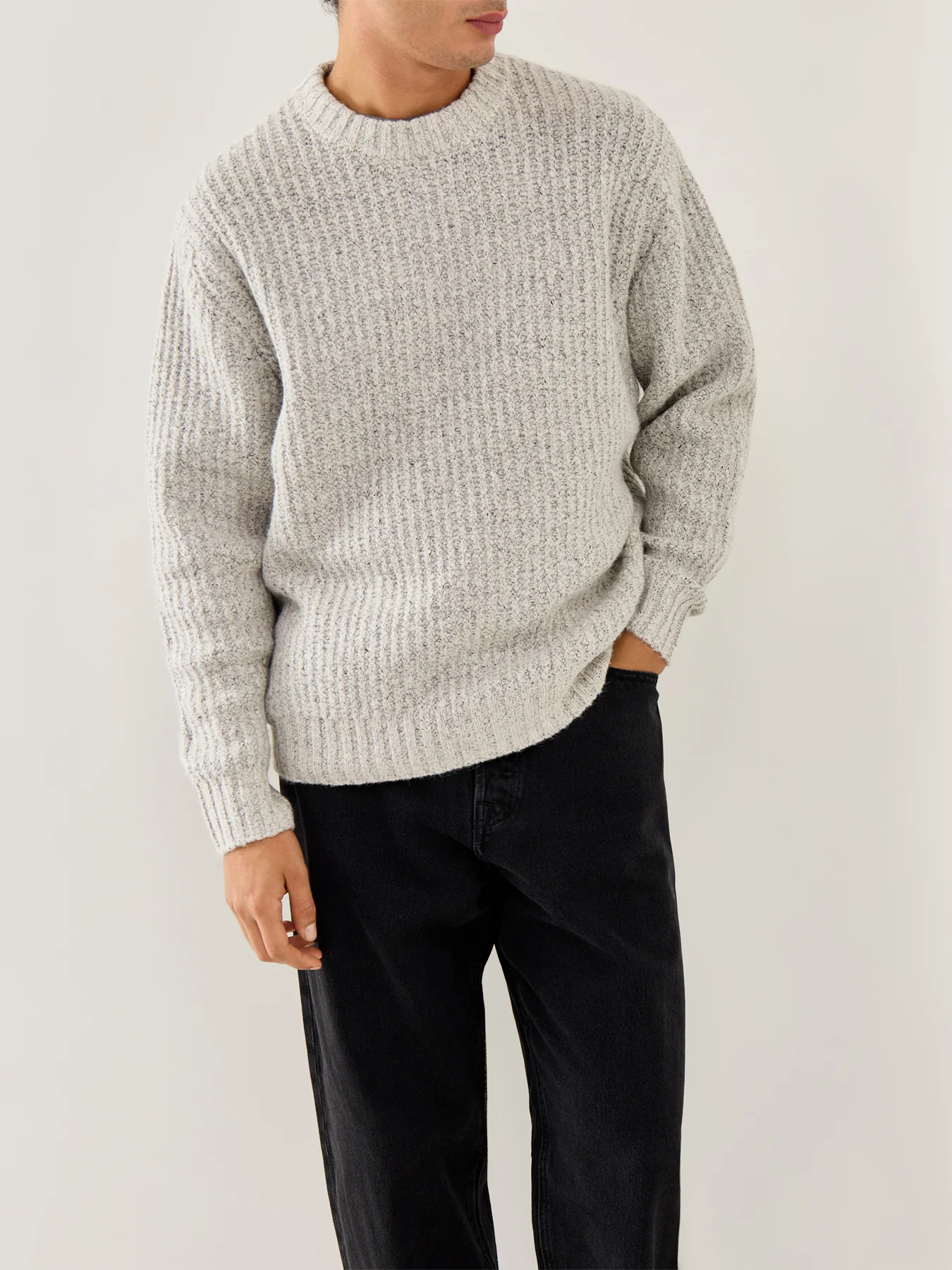 Bowery Knit Crew Neck Sea Salt - Image 4