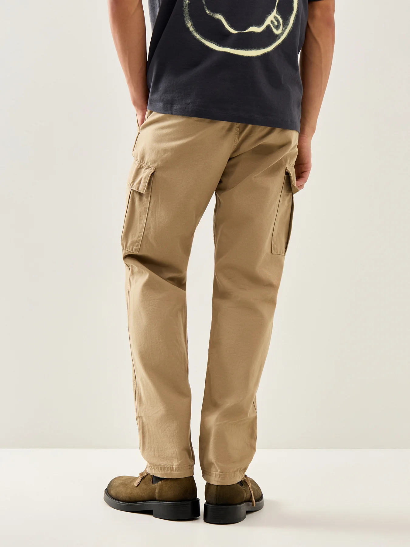 Kane Barkley Cargo Pants Beige - Image 5