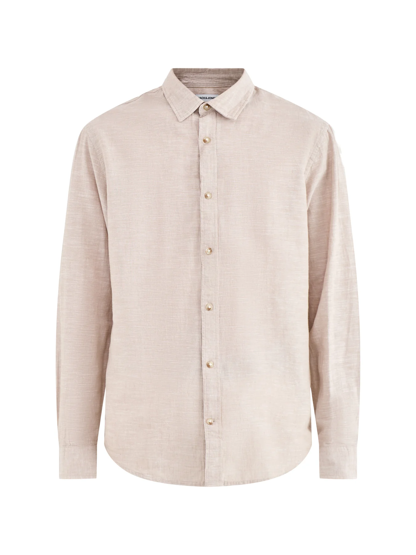 Summer Linen Blend Shirt Cream