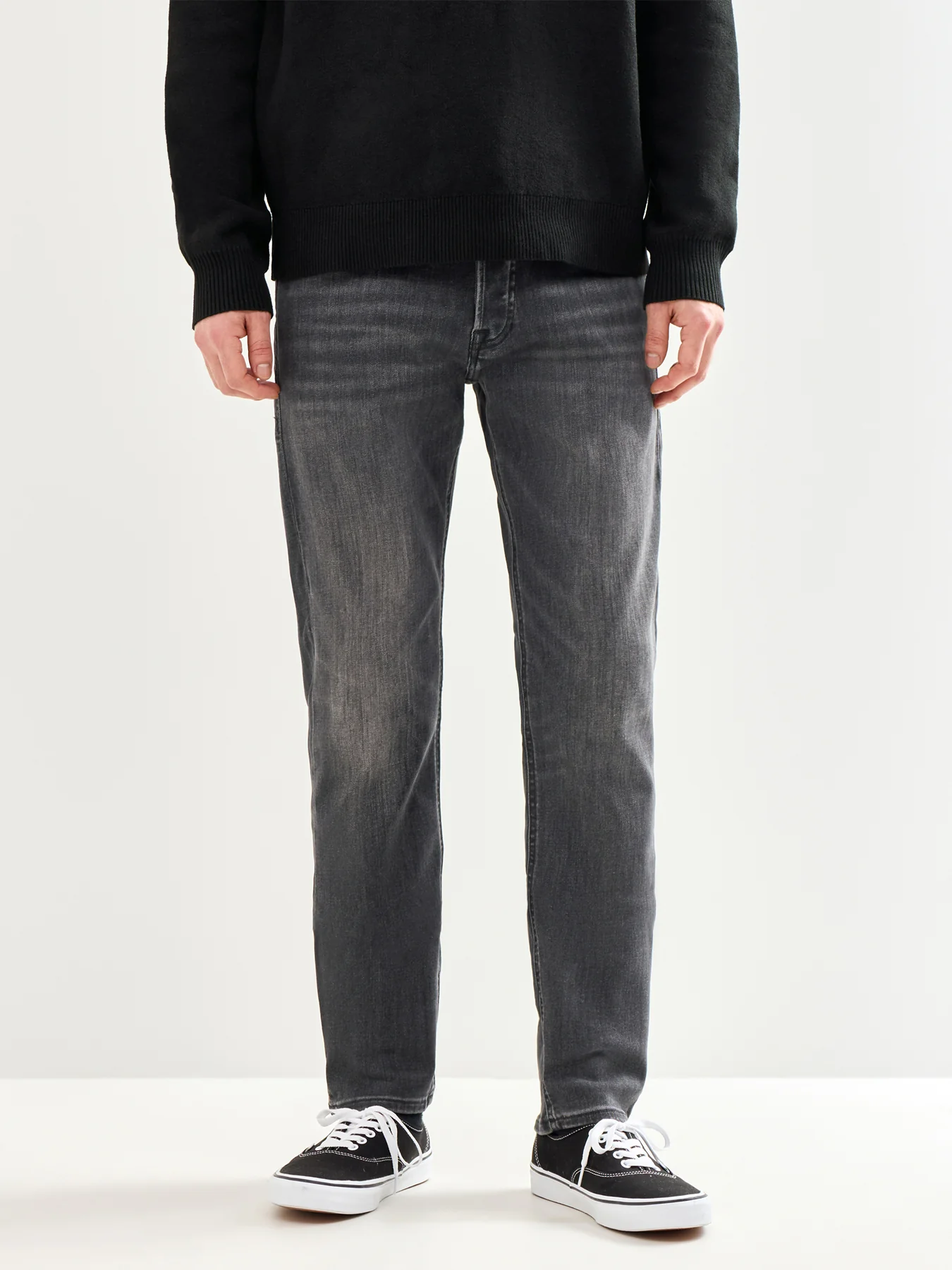 Slim Fit Denim Jeans Black - Image 4