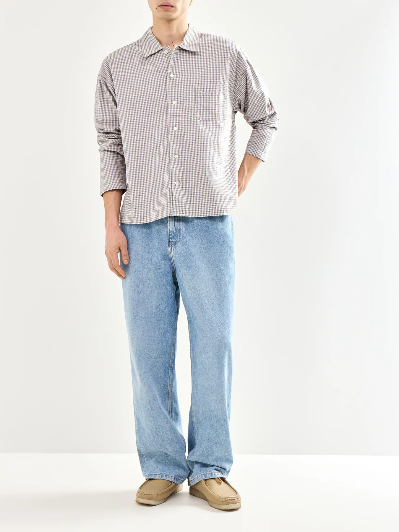 Clean Check Shirt Multi - Image 2