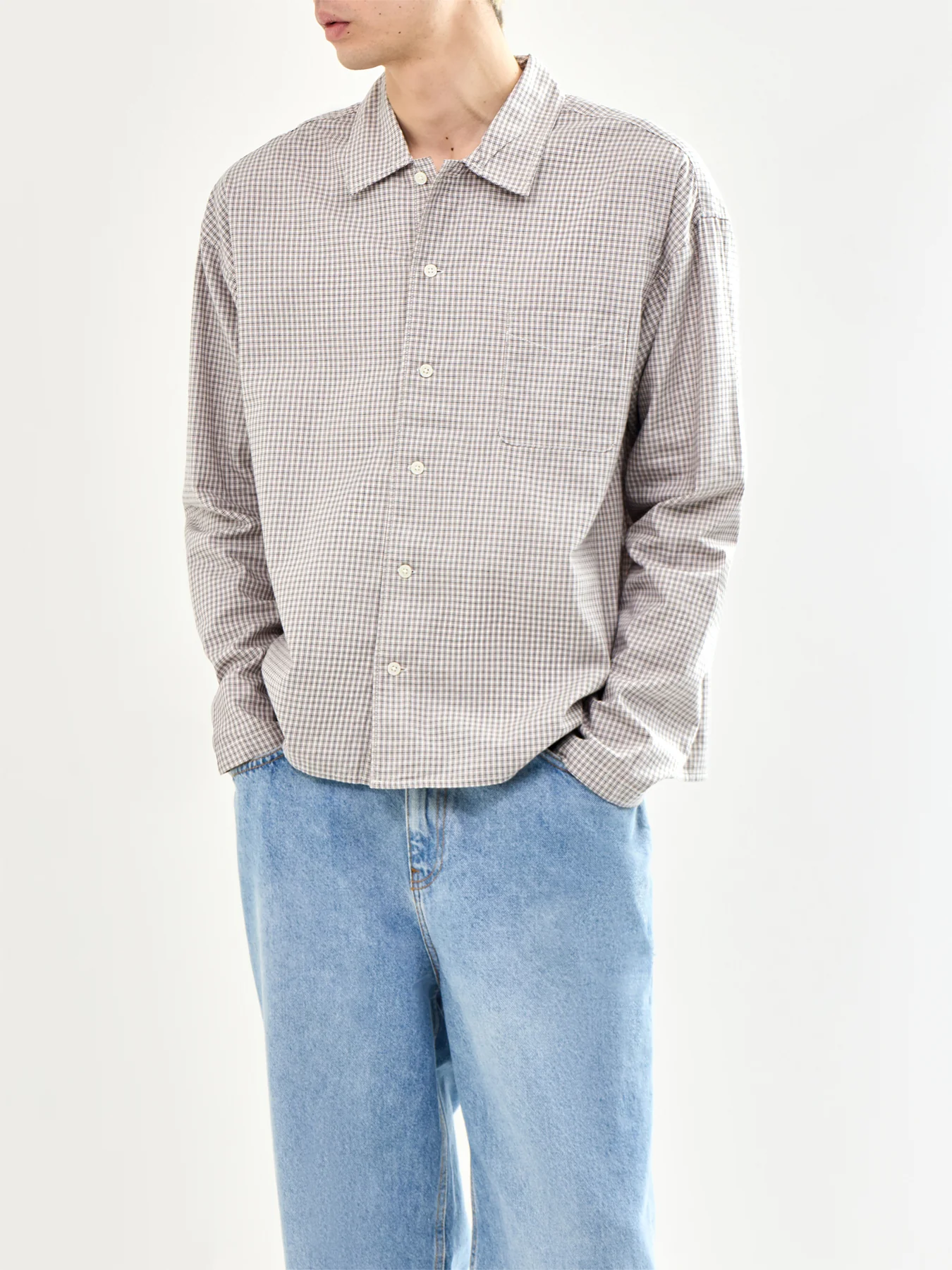 Clean Check Shirt Multi - Image 4