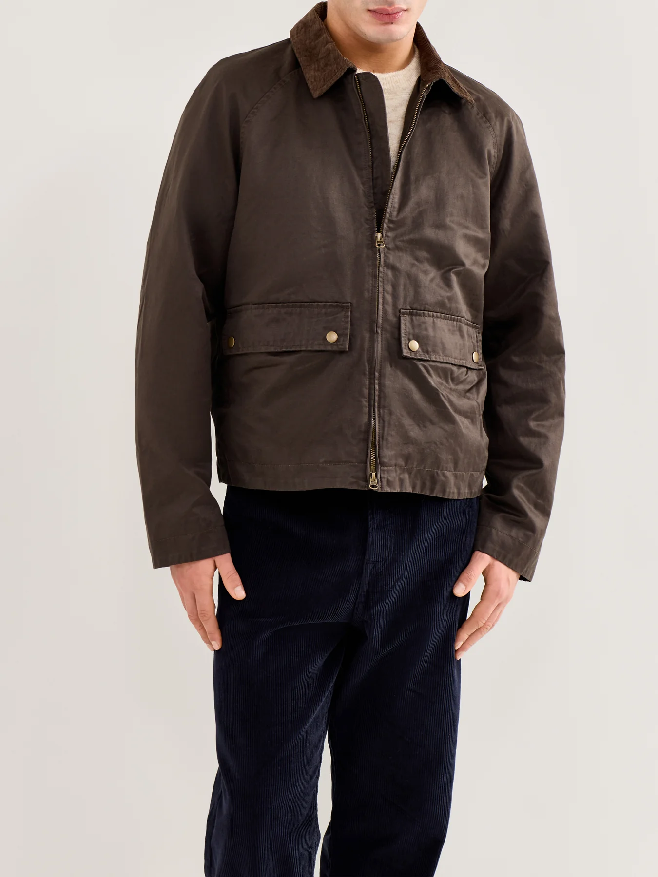 Bedford Waxed Jacket Brown - Image 4