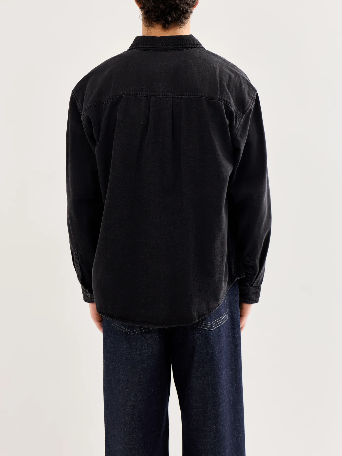 Jornorrebro Denim Long Sleeve Shirt Black - Image 5