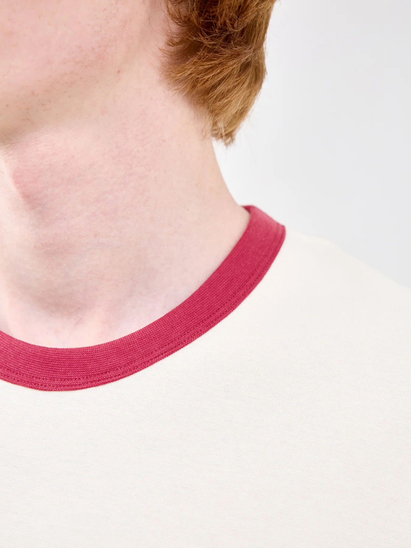 Savona Ringer T-Shirt Cream - Image 3