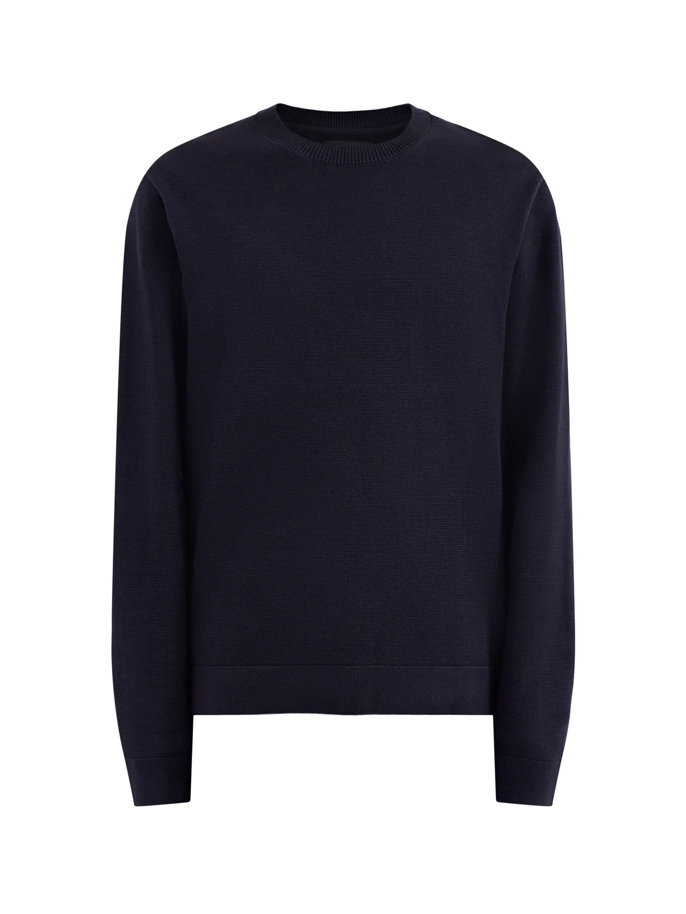 Spring Knit Crew Neck Navy