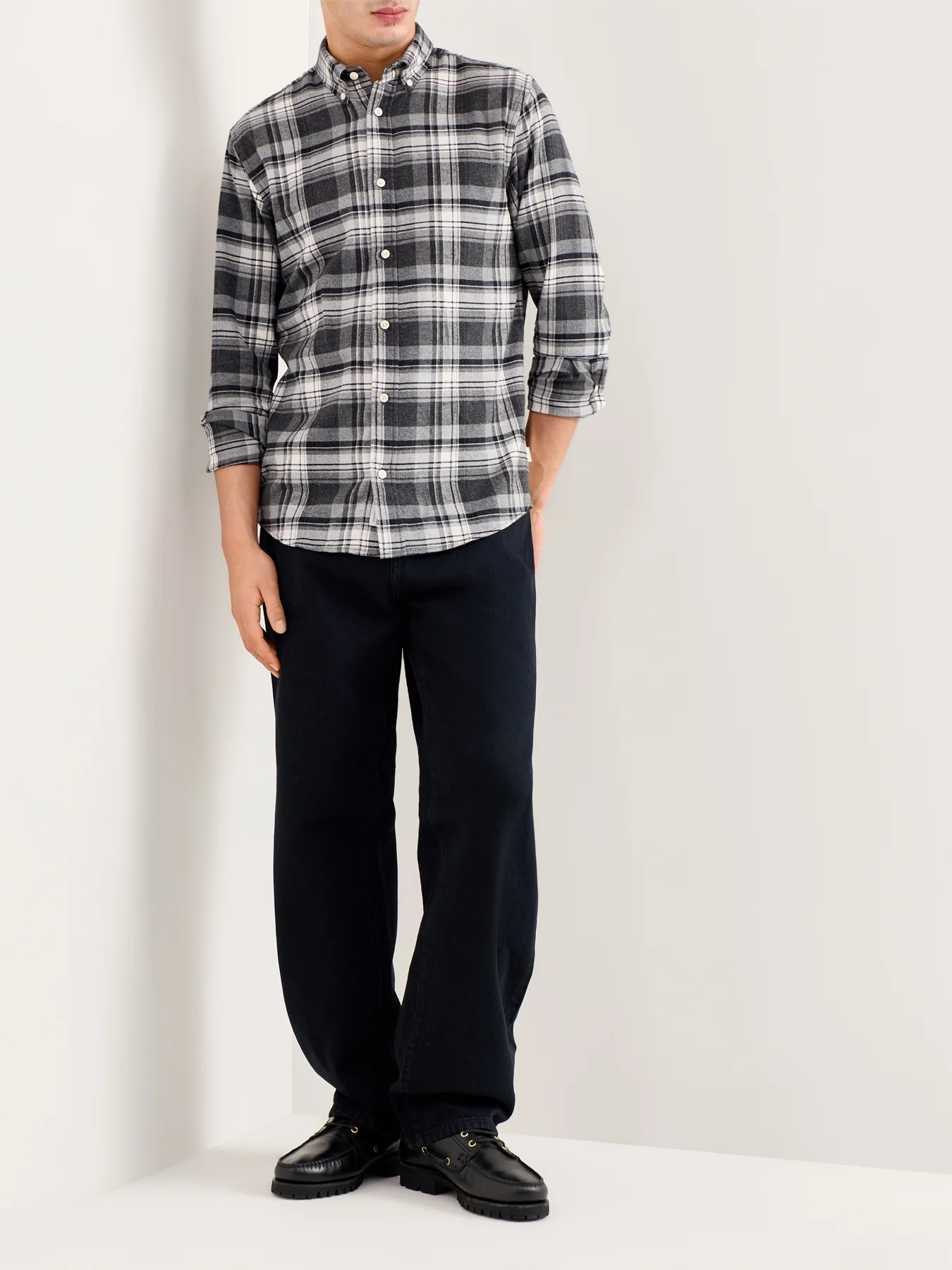 Flannel Long-Sleeve Shirt Check - Image 2