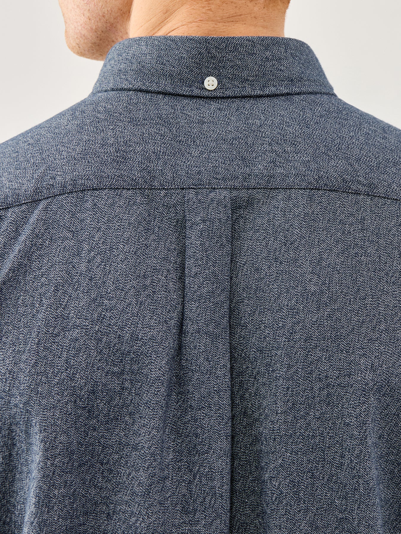 Barkley Flannel Shirt Navy - Image 3