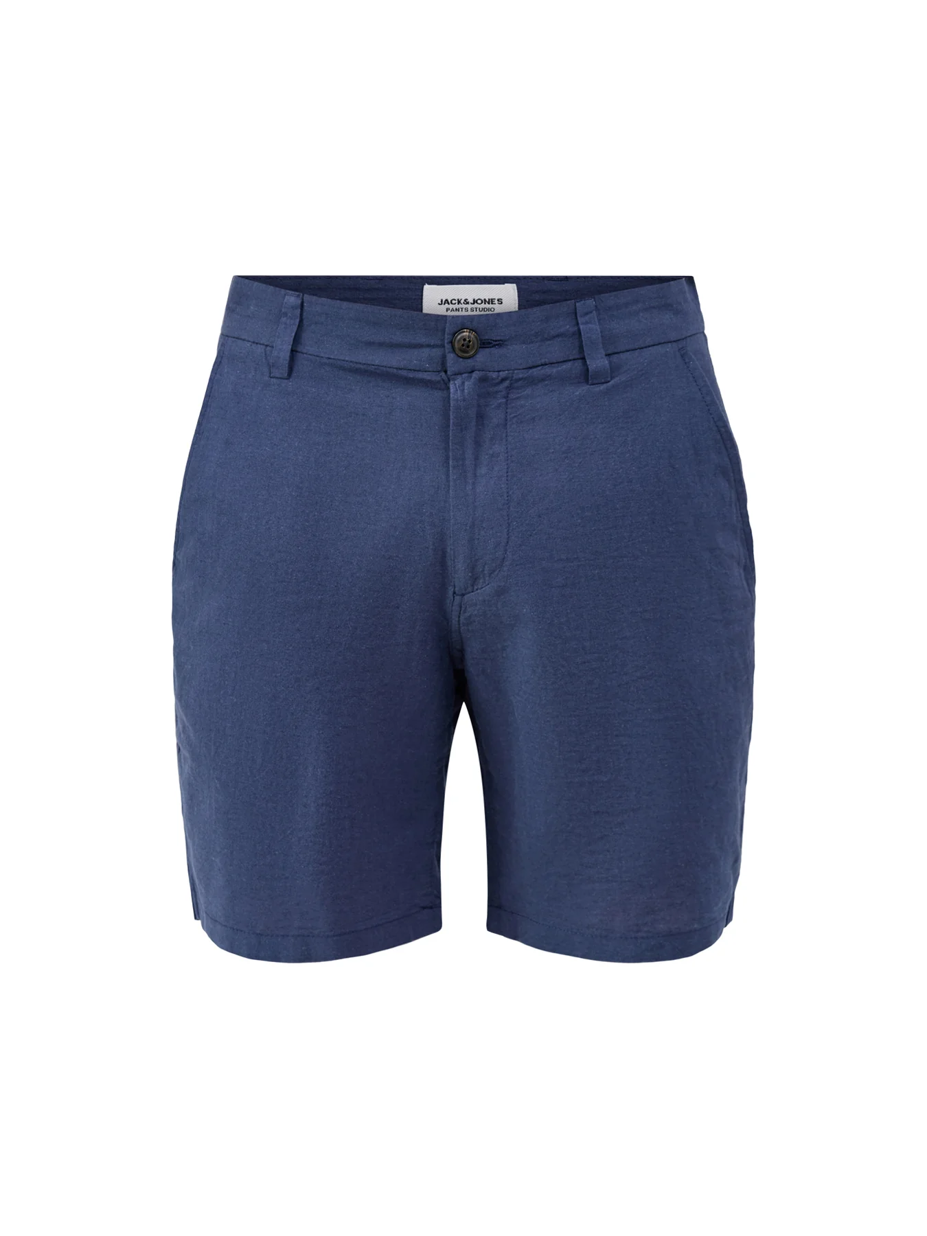 Stace Linen Blend Chino Shorts Navy