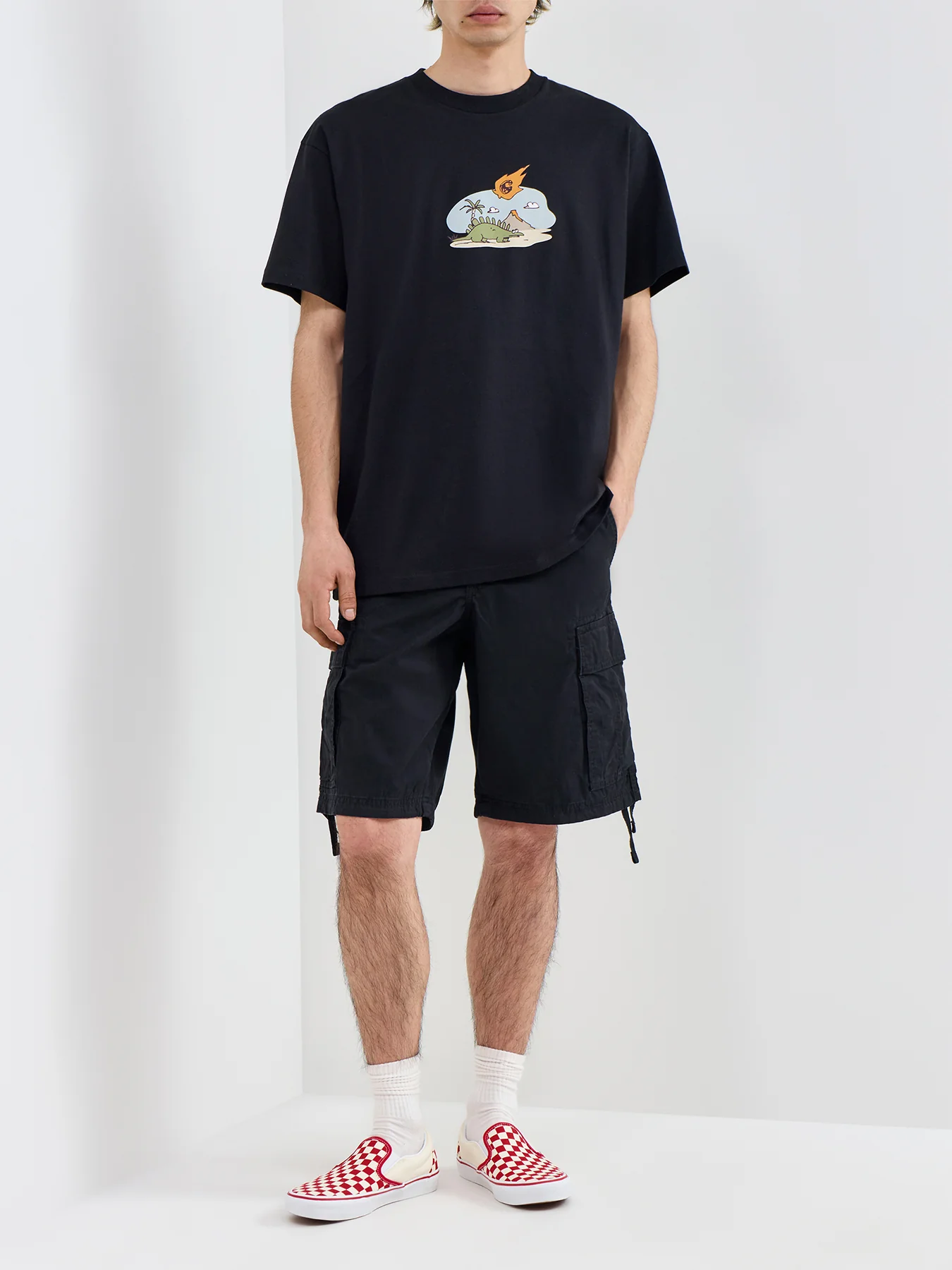Cole Cargo Shorts Black - Image 2