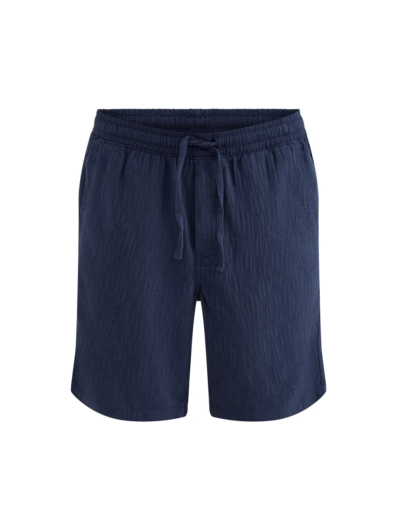 Jaiden Wavy Sweat Shorts Navy