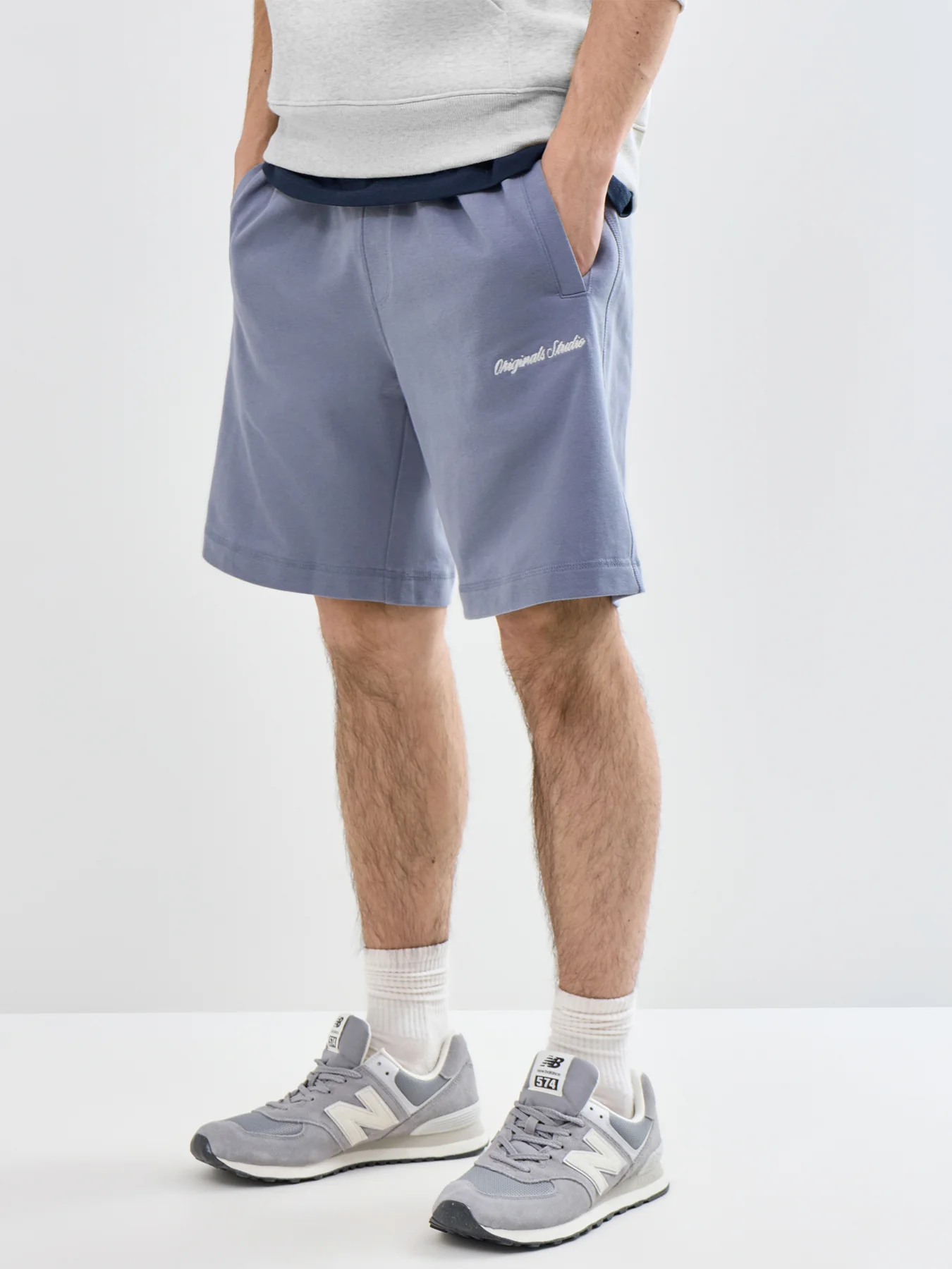 Norrebro Sweat Shorts Blue - Image 4