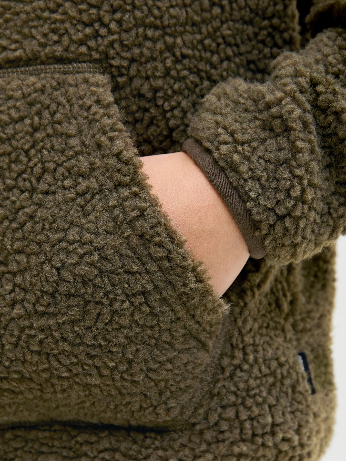 Kids’ Flare Teddy Hooded Sweatshirt - Image 6