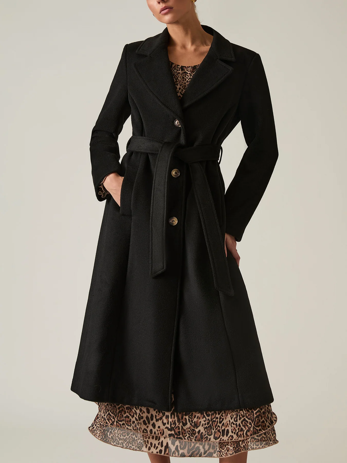 Classic Coat Black - Image 3
