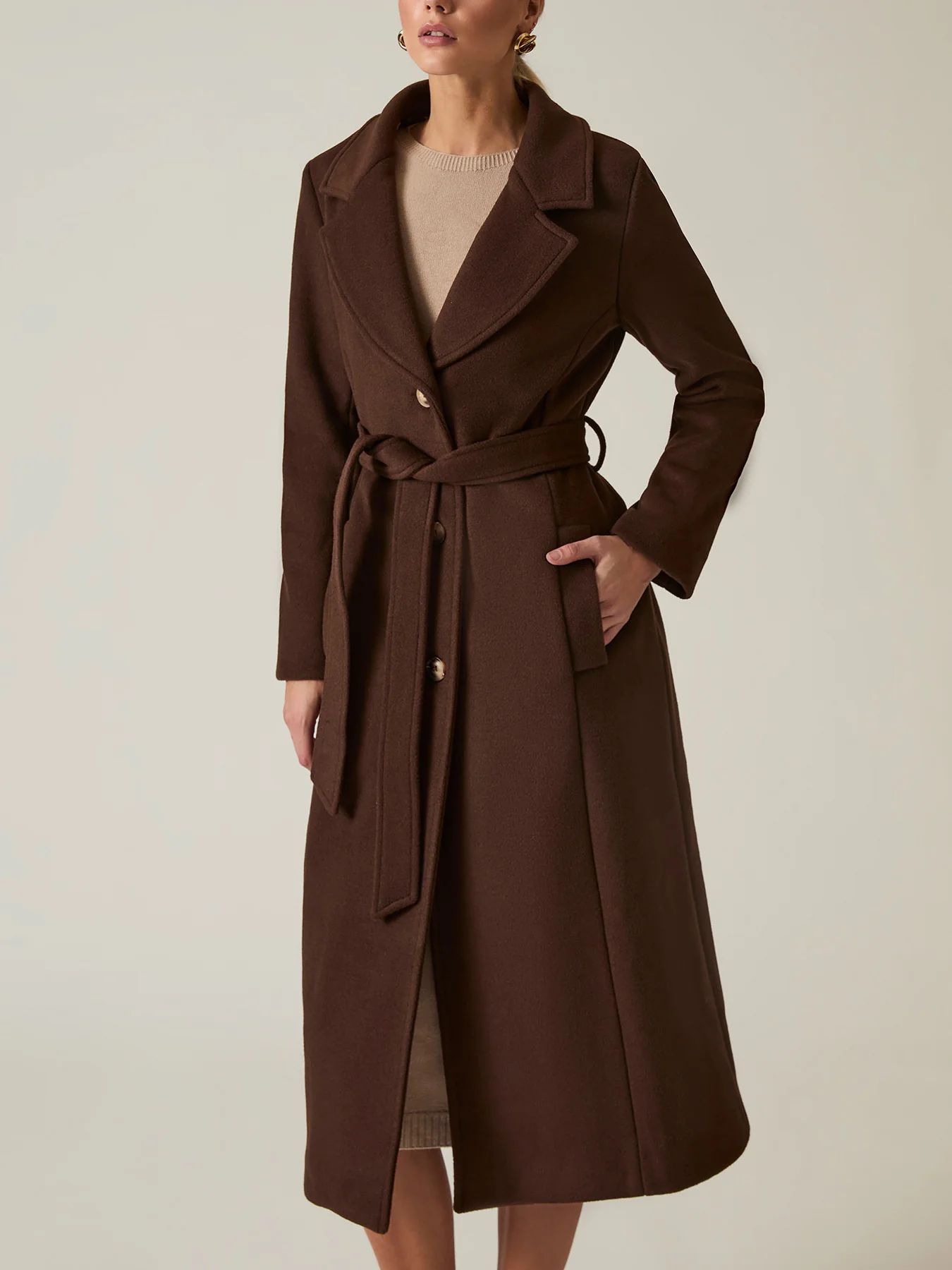 Classic Coat Brown - Image 2