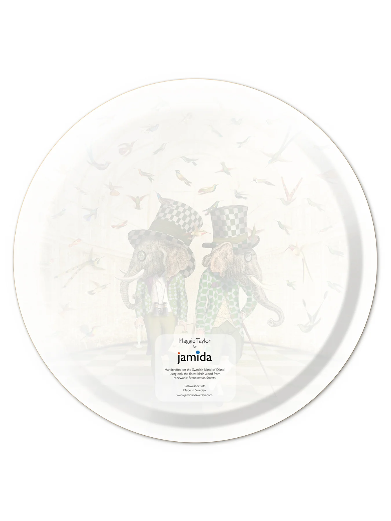 Bird Watchers Round Tray 39cm - Image 3