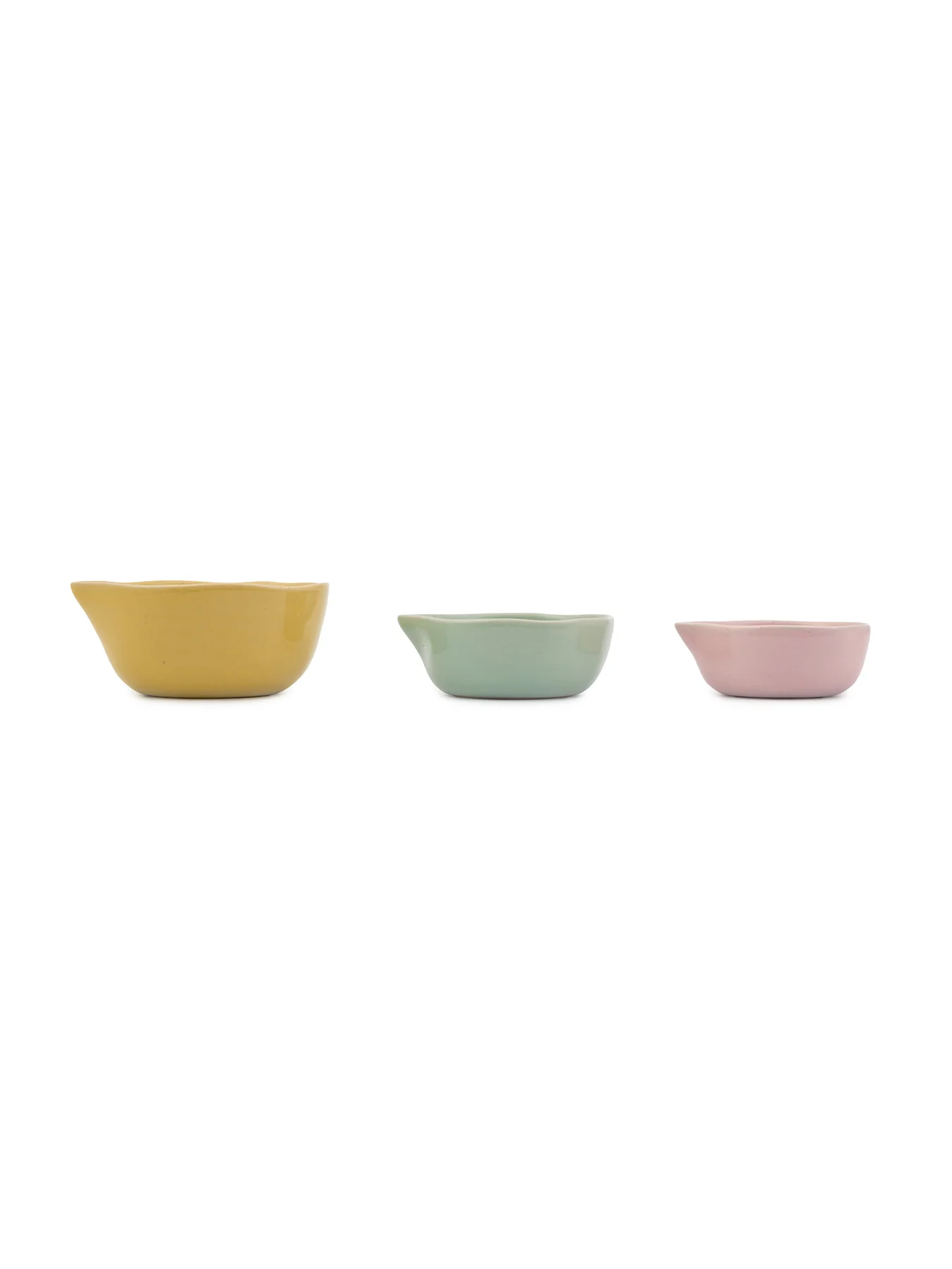Big Love Pinch-Me Pots Set of 3 cups - Image 3