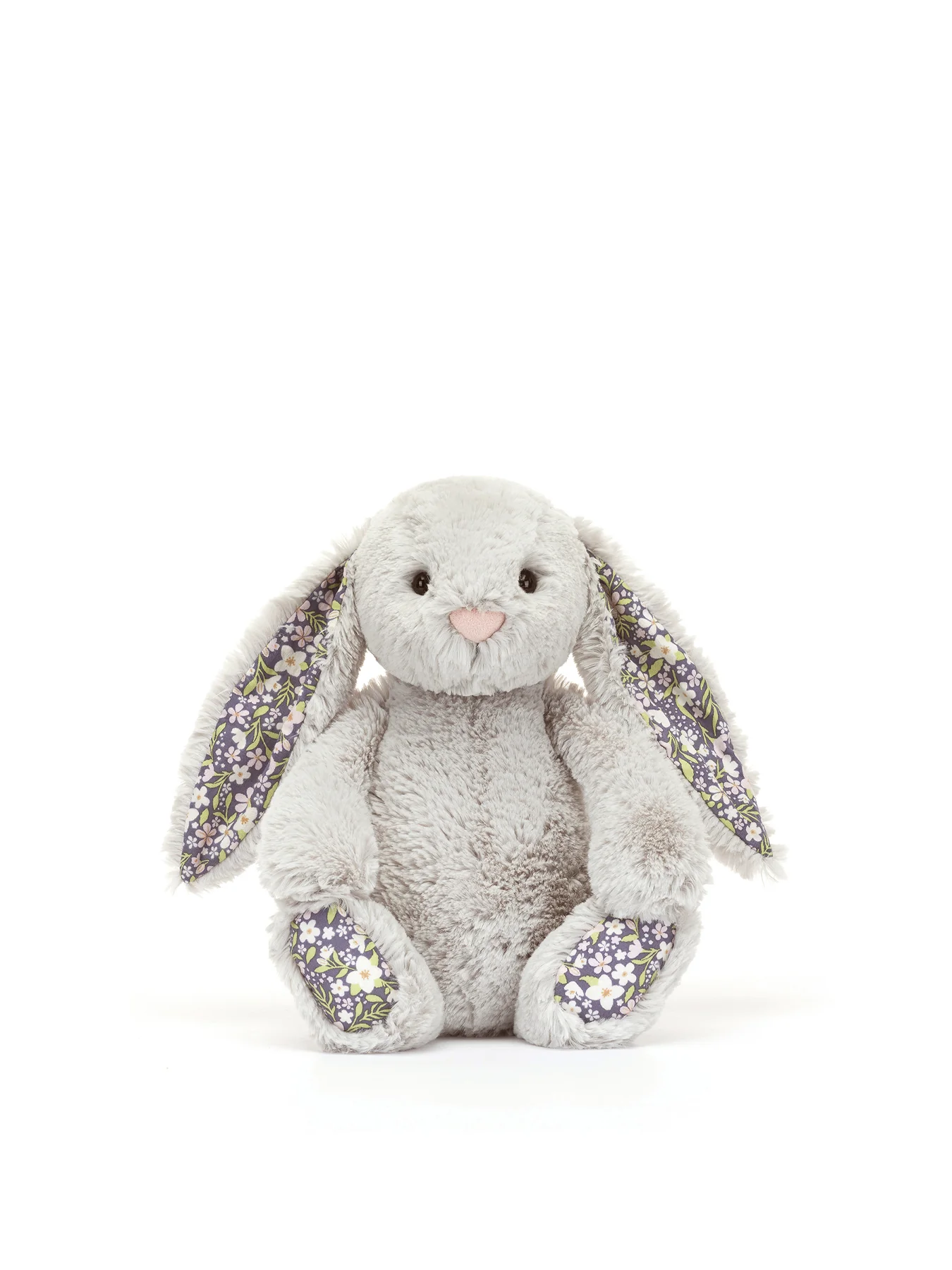 Kids’ Blossom Silver Bunny Soft Toy Grey
